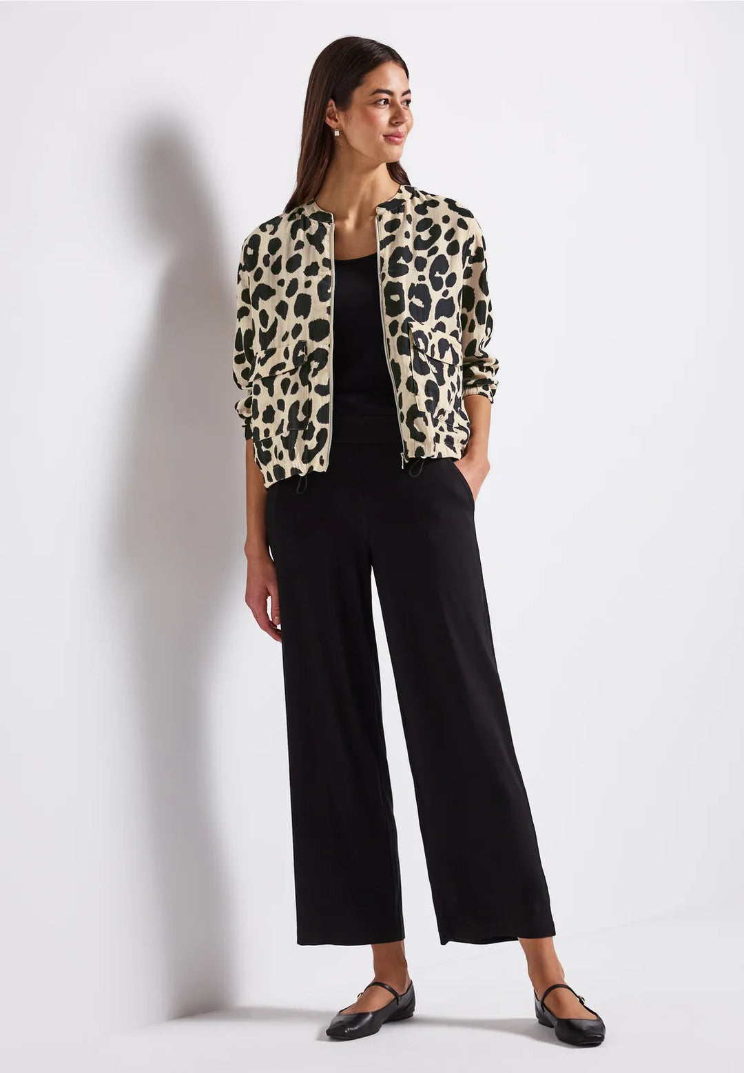 Street One Muslin Jacket In Coastal Beige