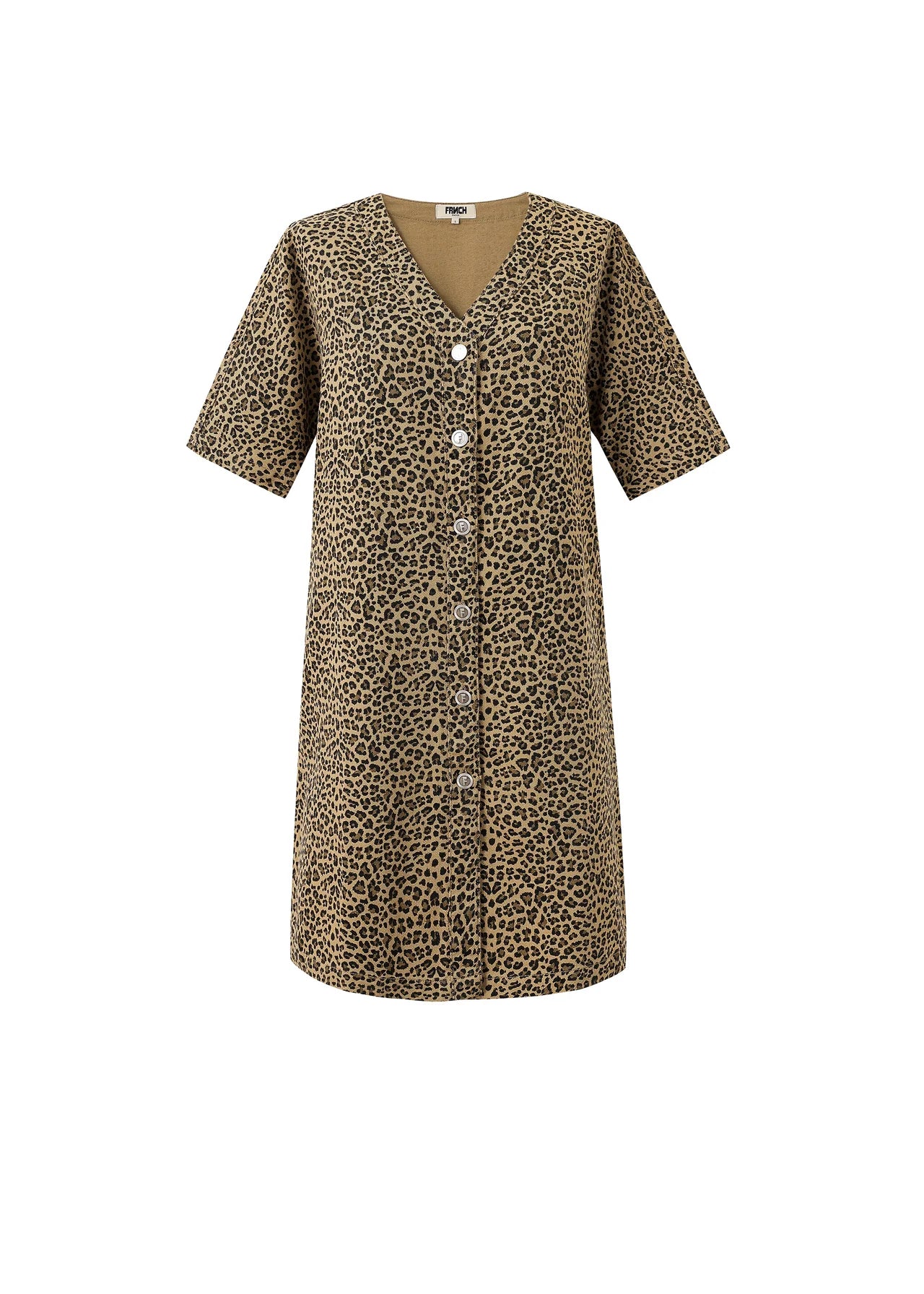 FRNCH Aelita Leopard Dress In Multi