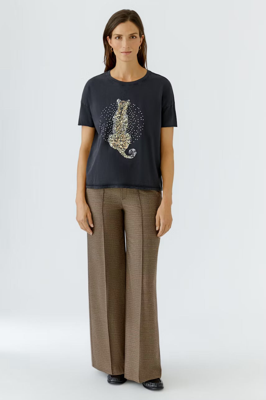 Sequence t-shirt in washed out black