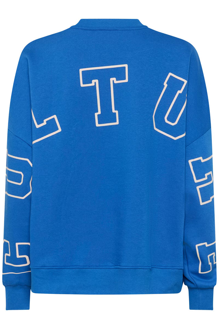 Culture Charlie Sweatshirt In Nautical Blue