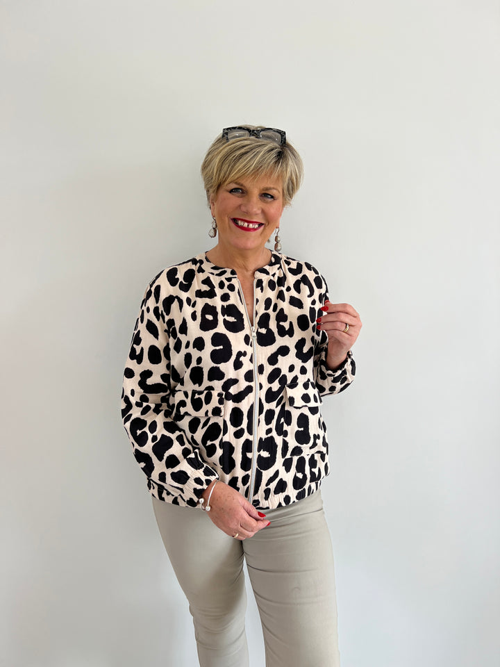 Street One Muslin Jacket In Coastal Beige