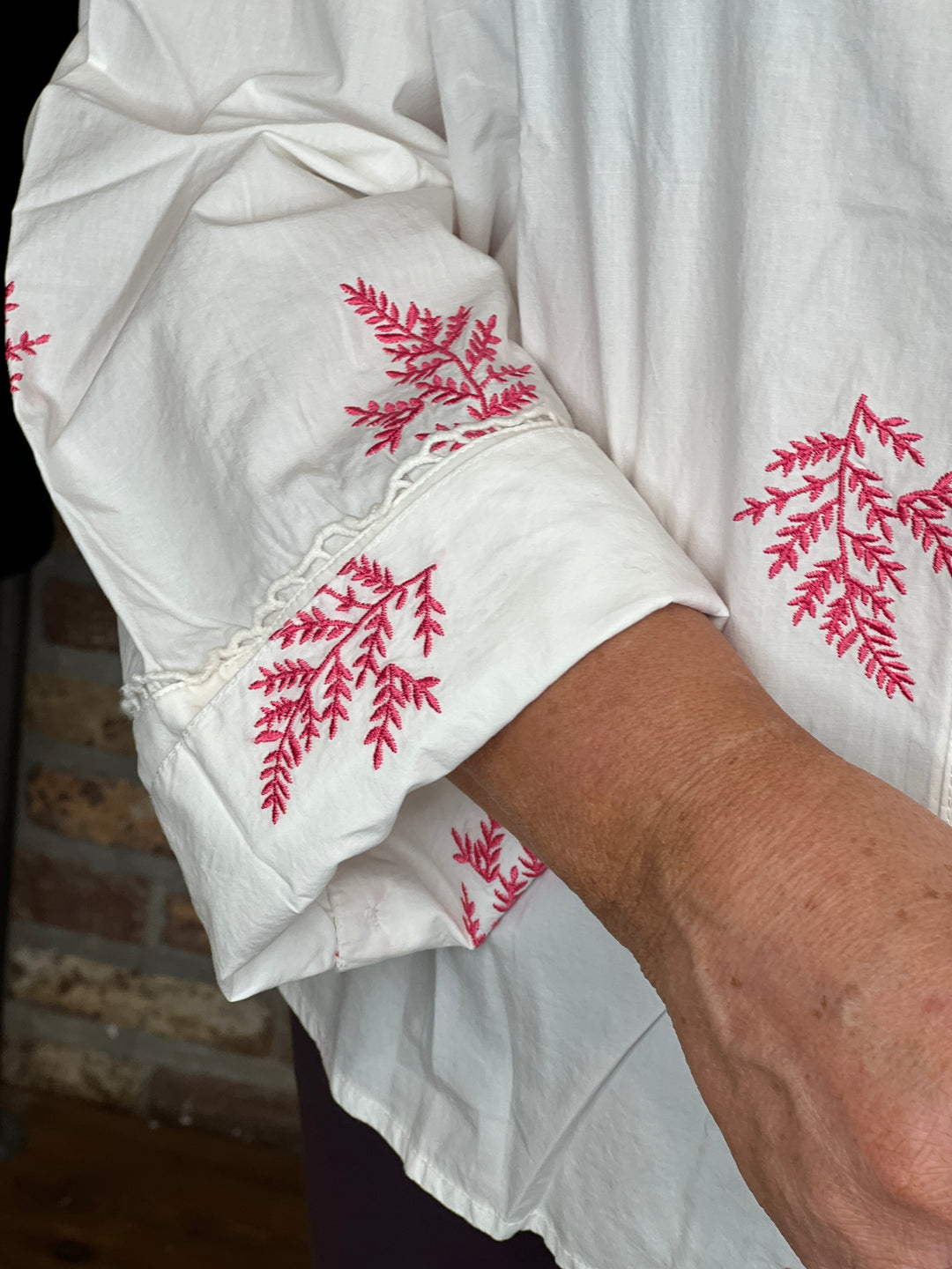 Nümph Nubally Shirt In Pink Lemonade