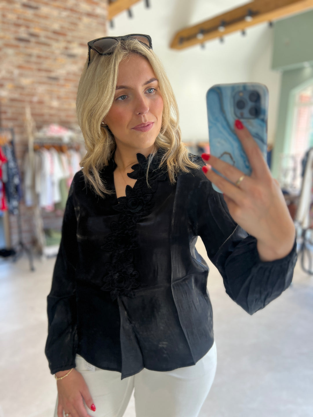 Culture Cufiola Blouse In Black