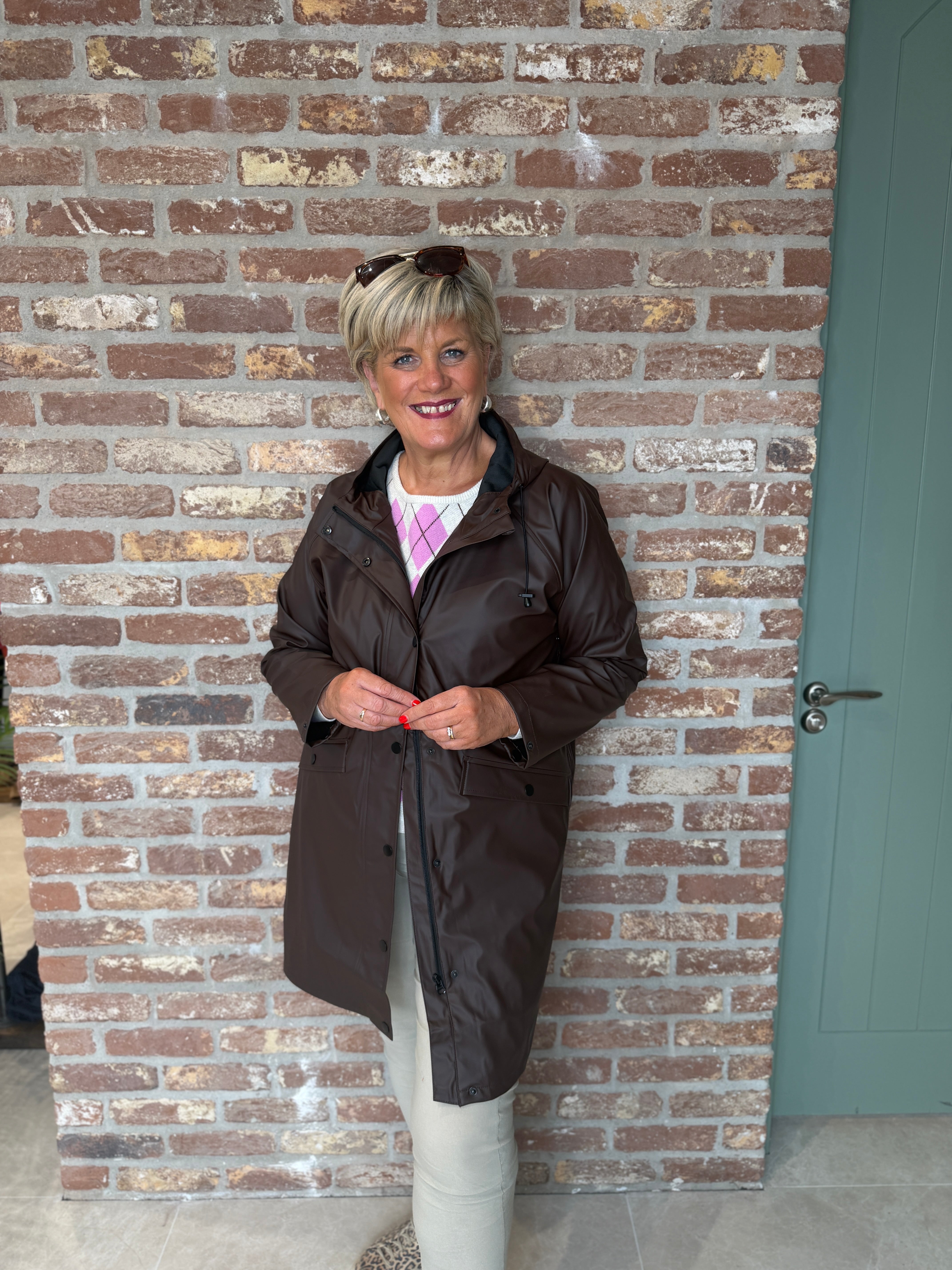 Ichi Ihtazi raincoat in Brown