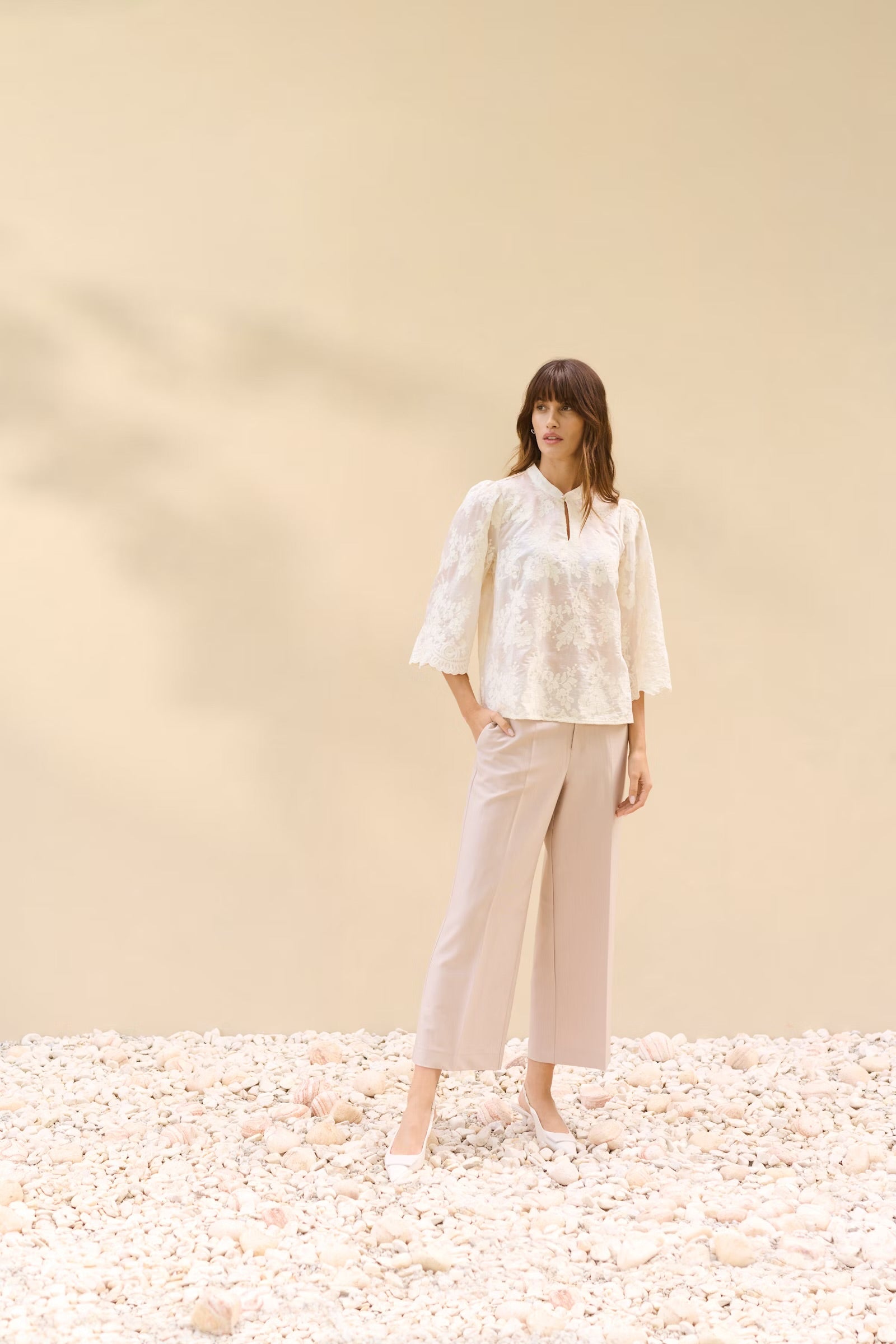 Culture Cuarona Blouse In Whitecap