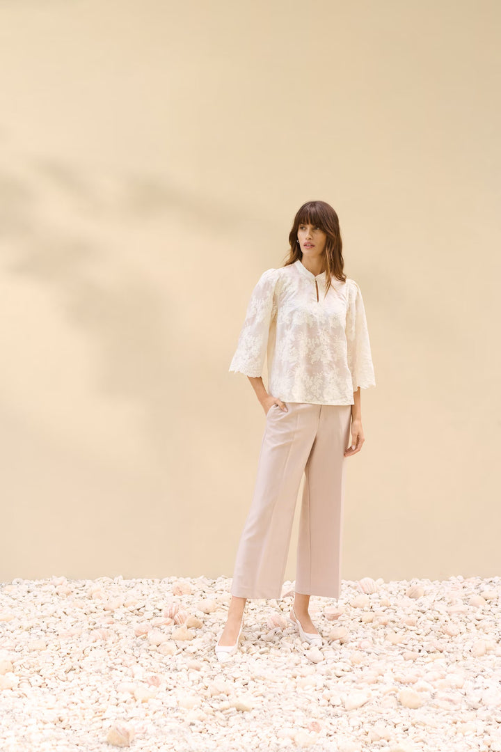 Culture Cuarona Blouse In Whitecap