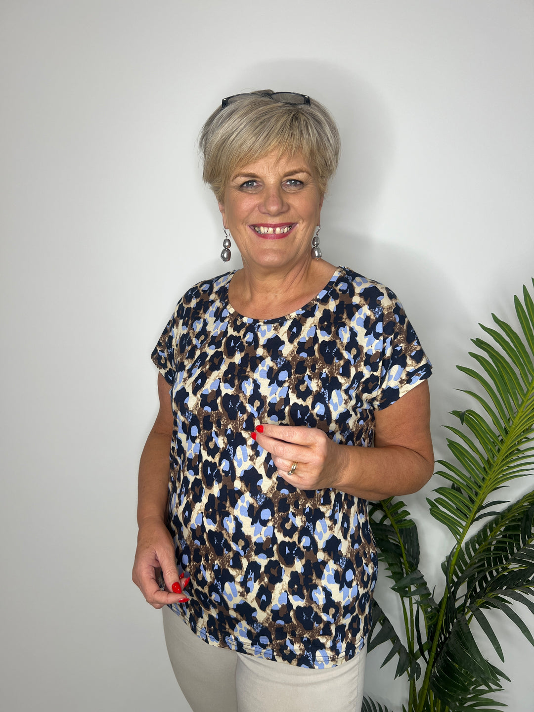 Soya Concept Felicity T-shirt In Light Blue