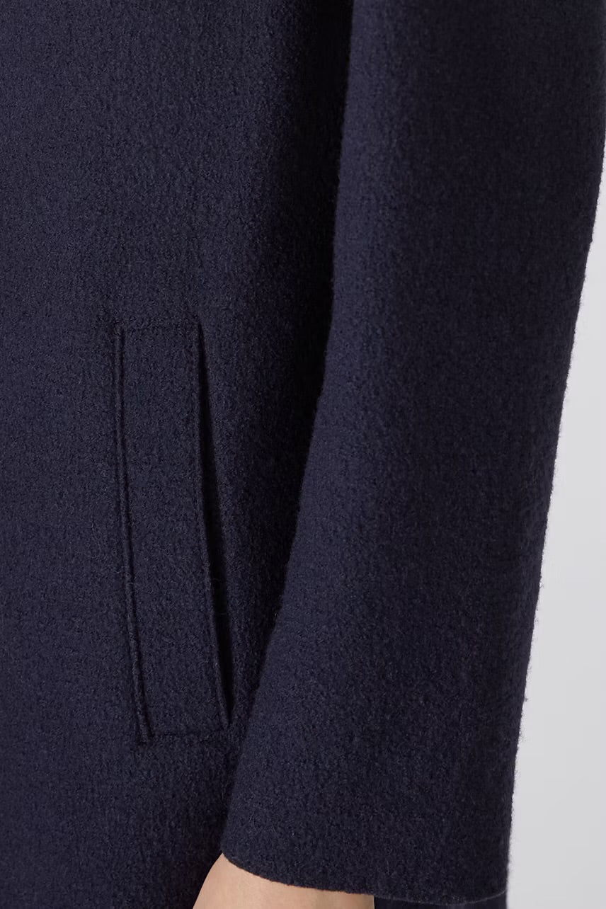 Mayson Boiled coat In navy