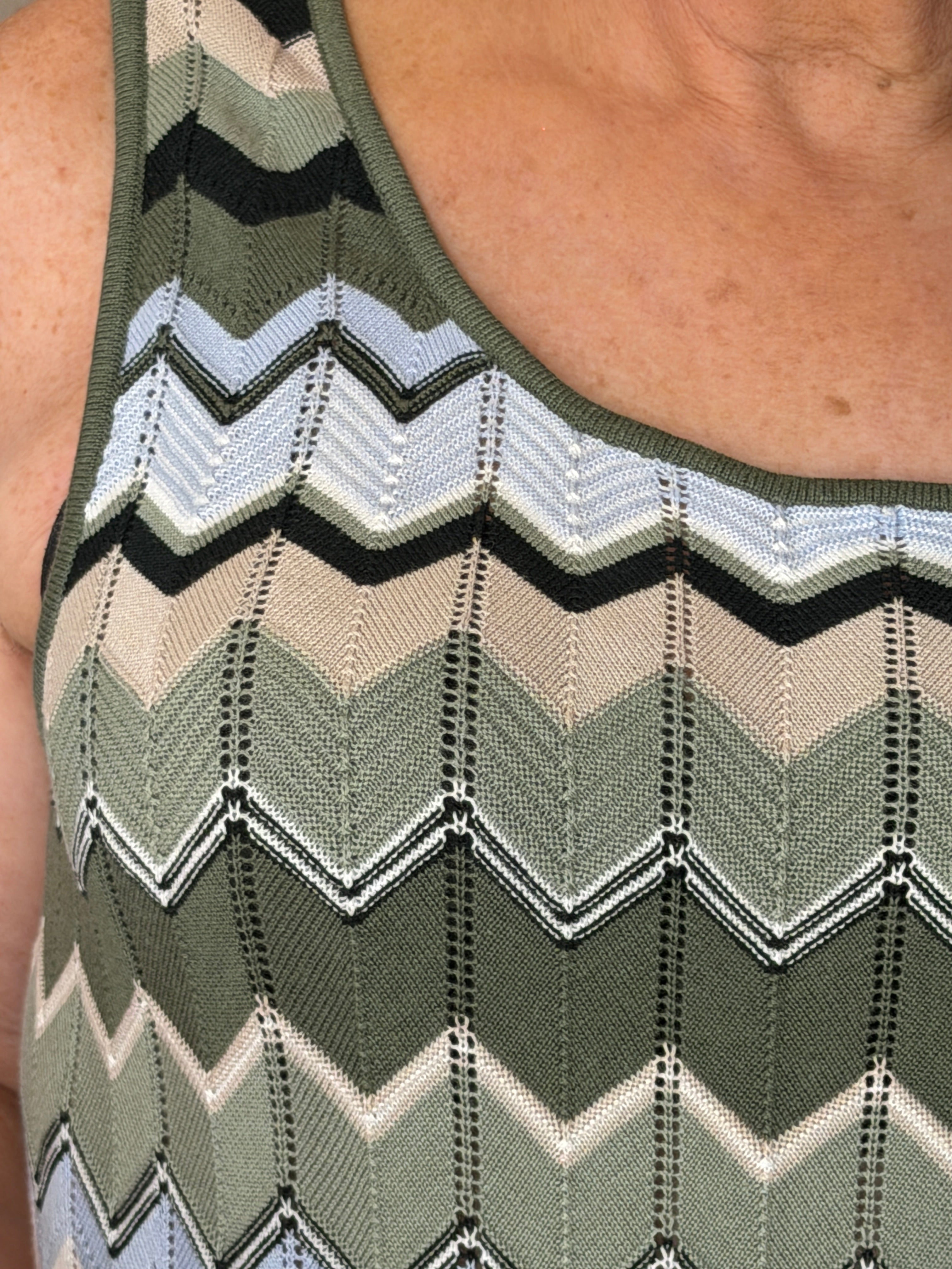 Street One Zig Zag Top In deep bond