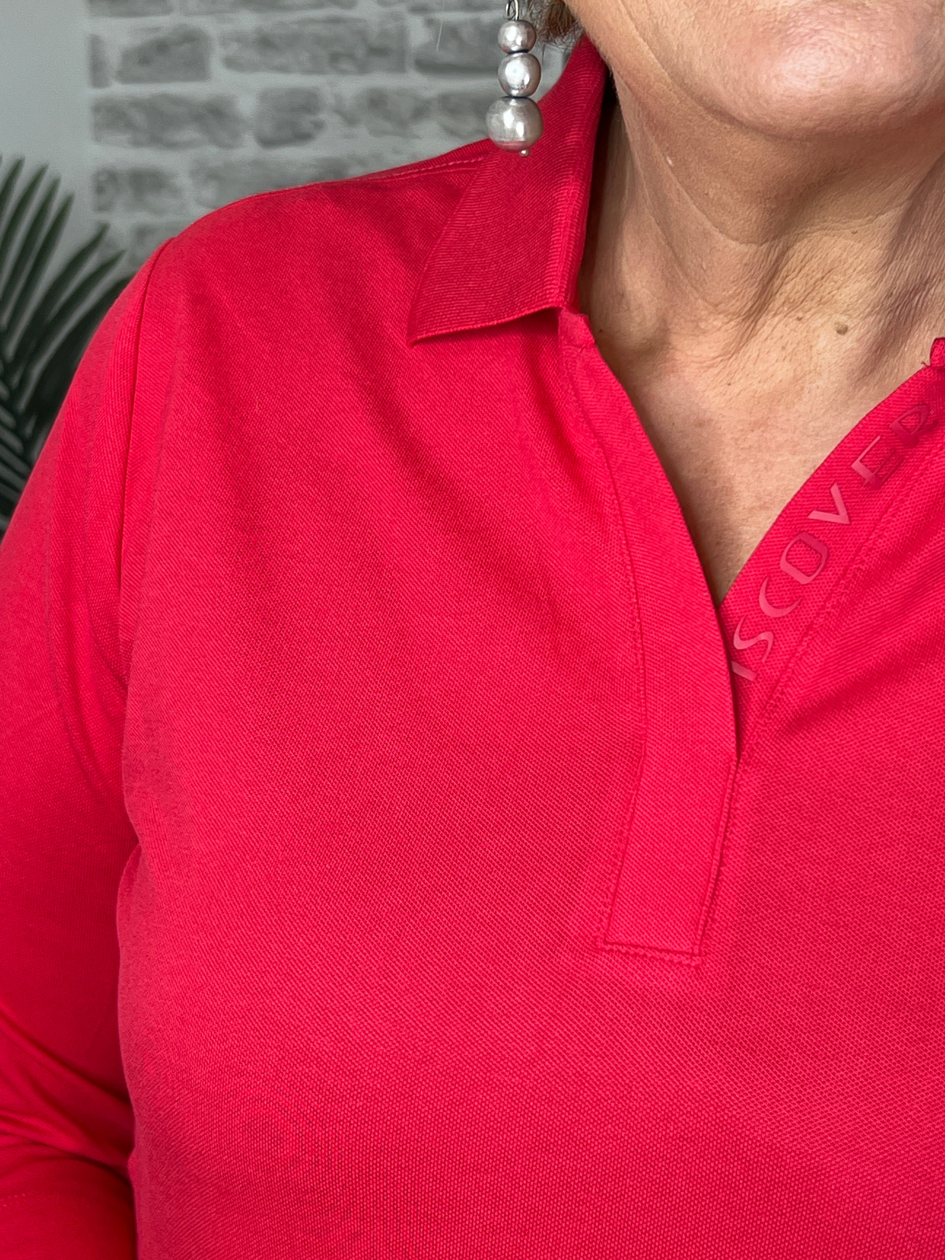 Cecil Polo Shirt In Granita Red