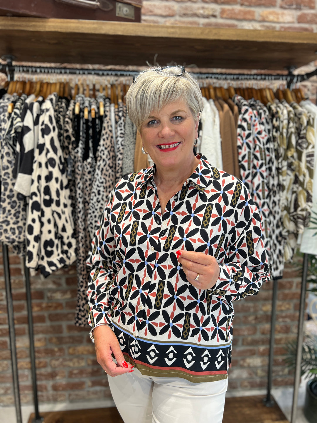 Soya Concept Sandra Shirt In Misty