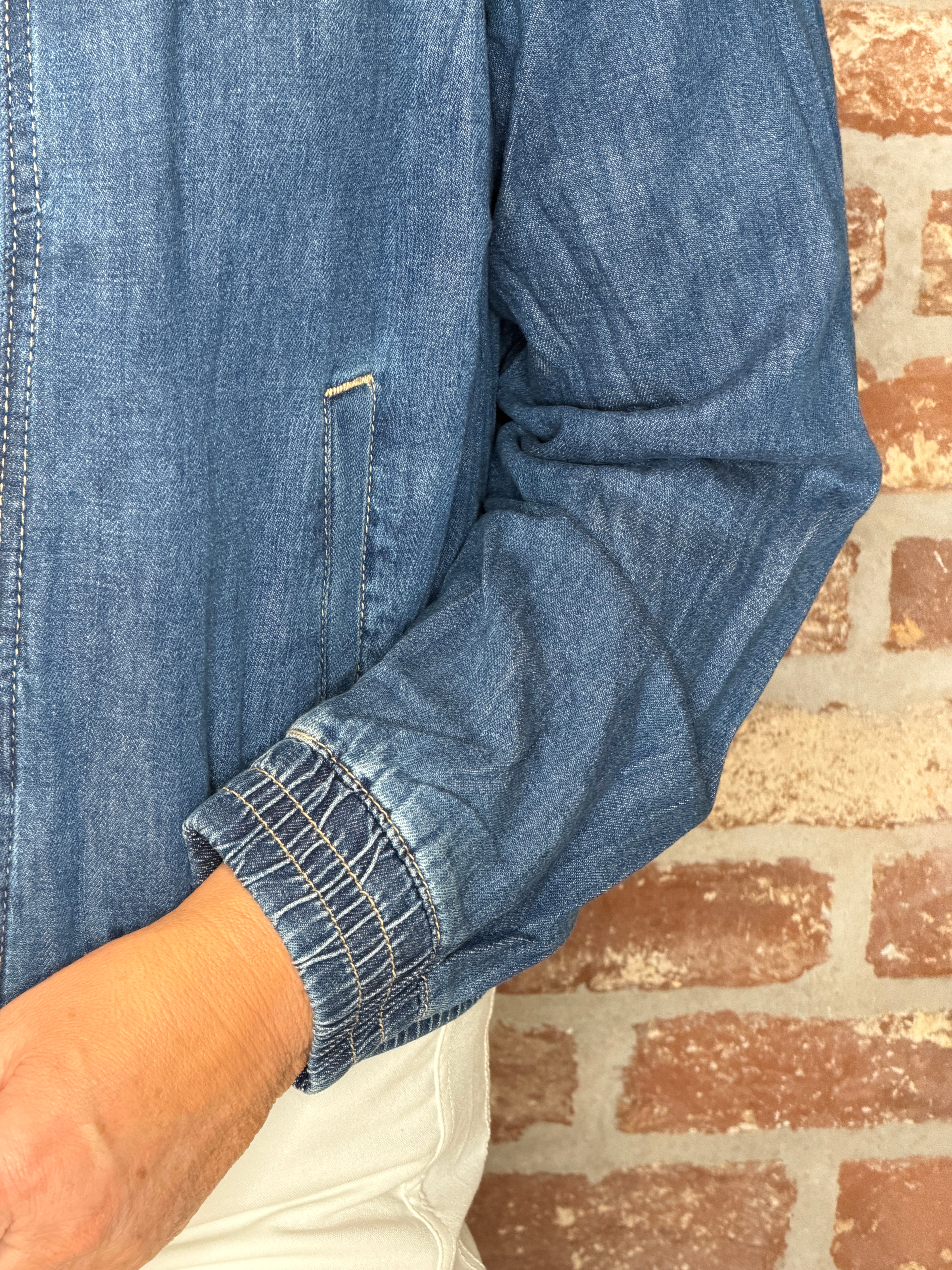 Street One Bomber jacket In medium blue