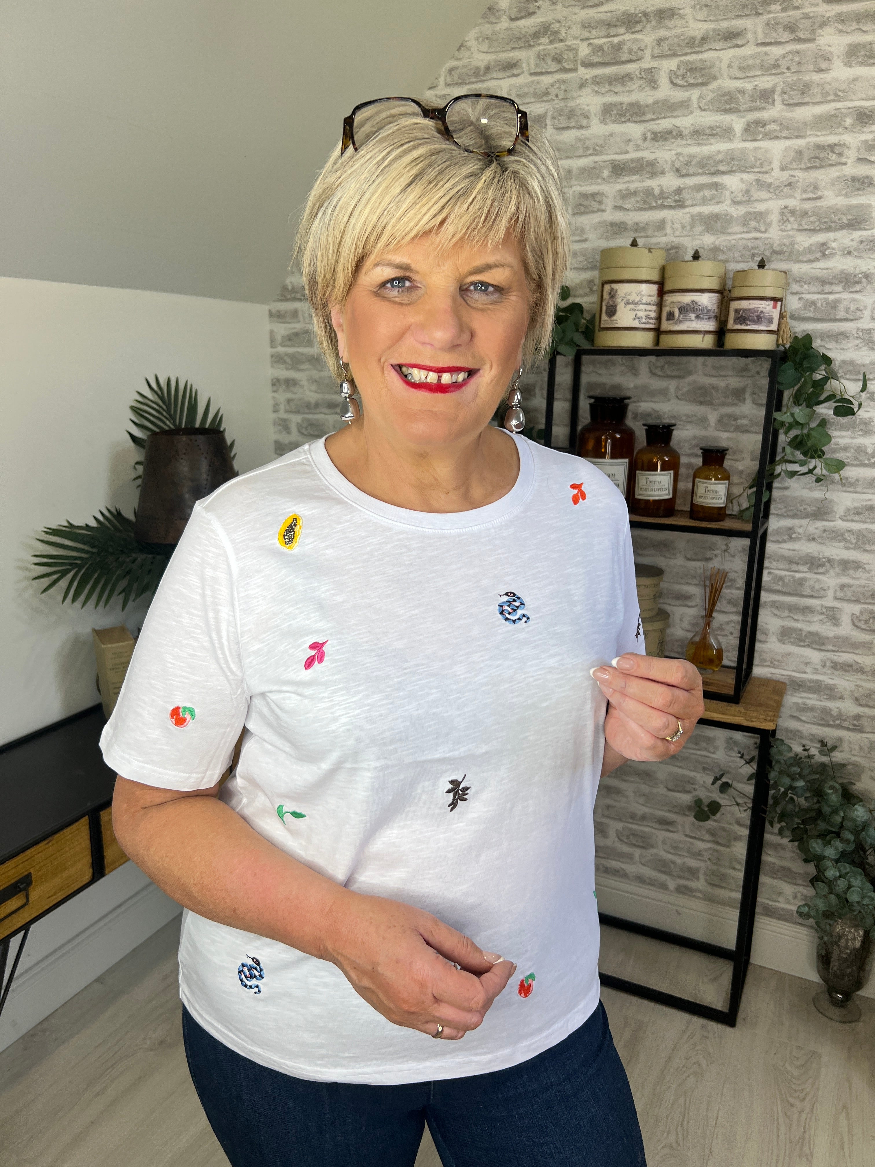 Nümph Nuzoey T-shirt In Bright White