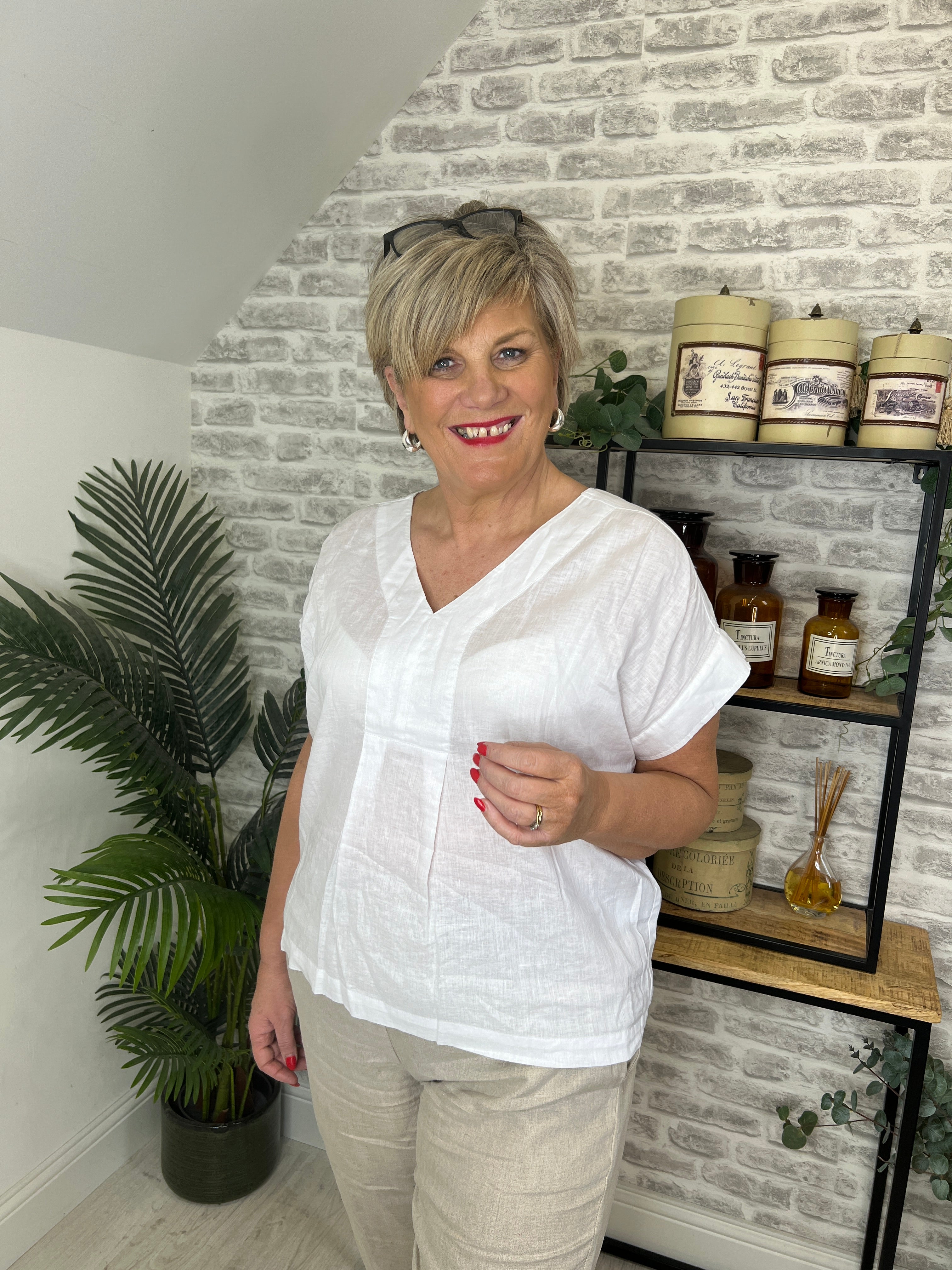 Masai Braidy Blouse In White