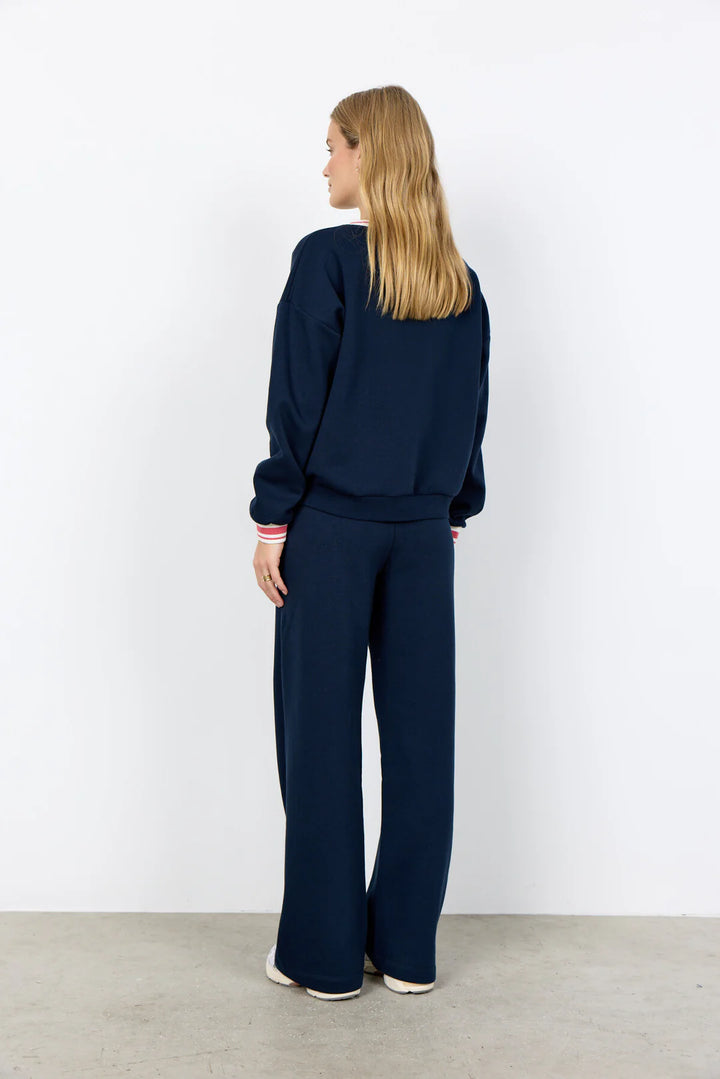 Soya Concept Angelin Sweatshirt In Navy