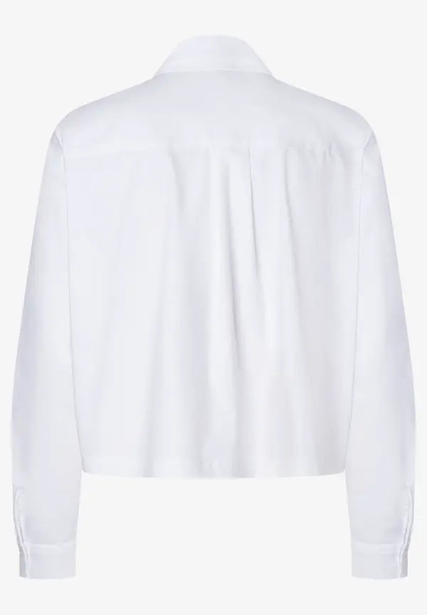 More & More Patch Pocket Shirt In White