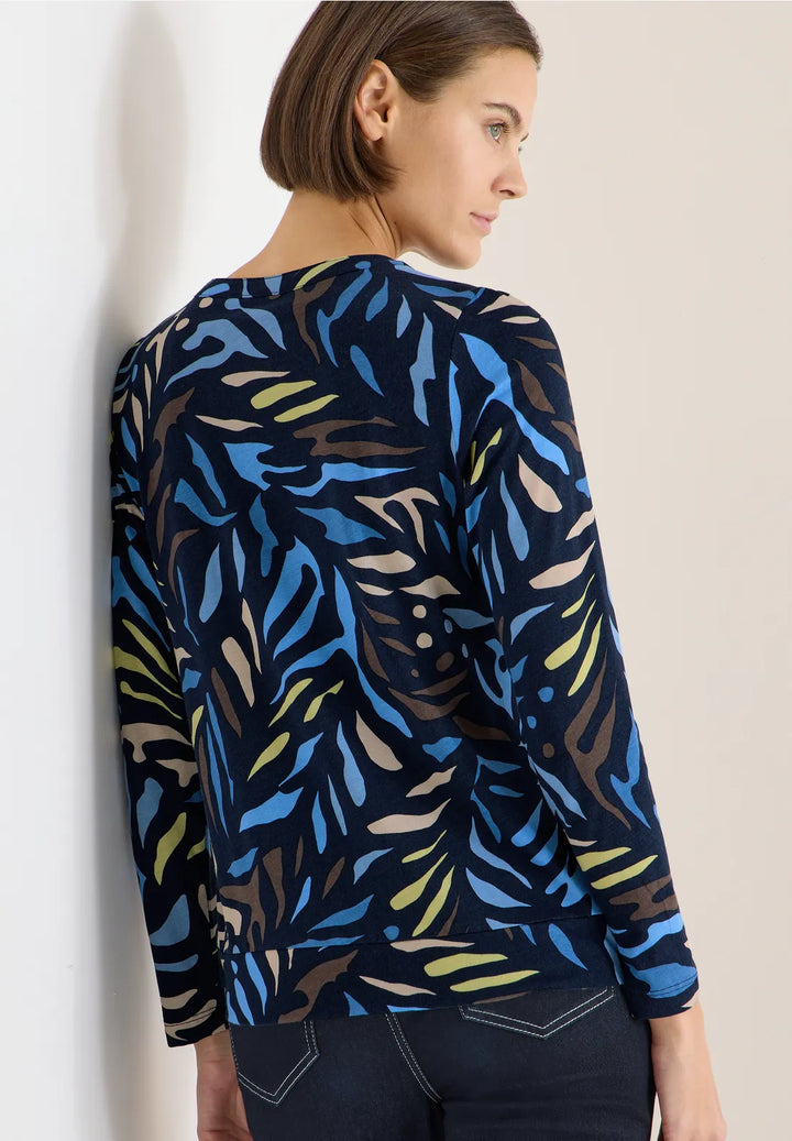 Cecil Multi Top In Universal Blue