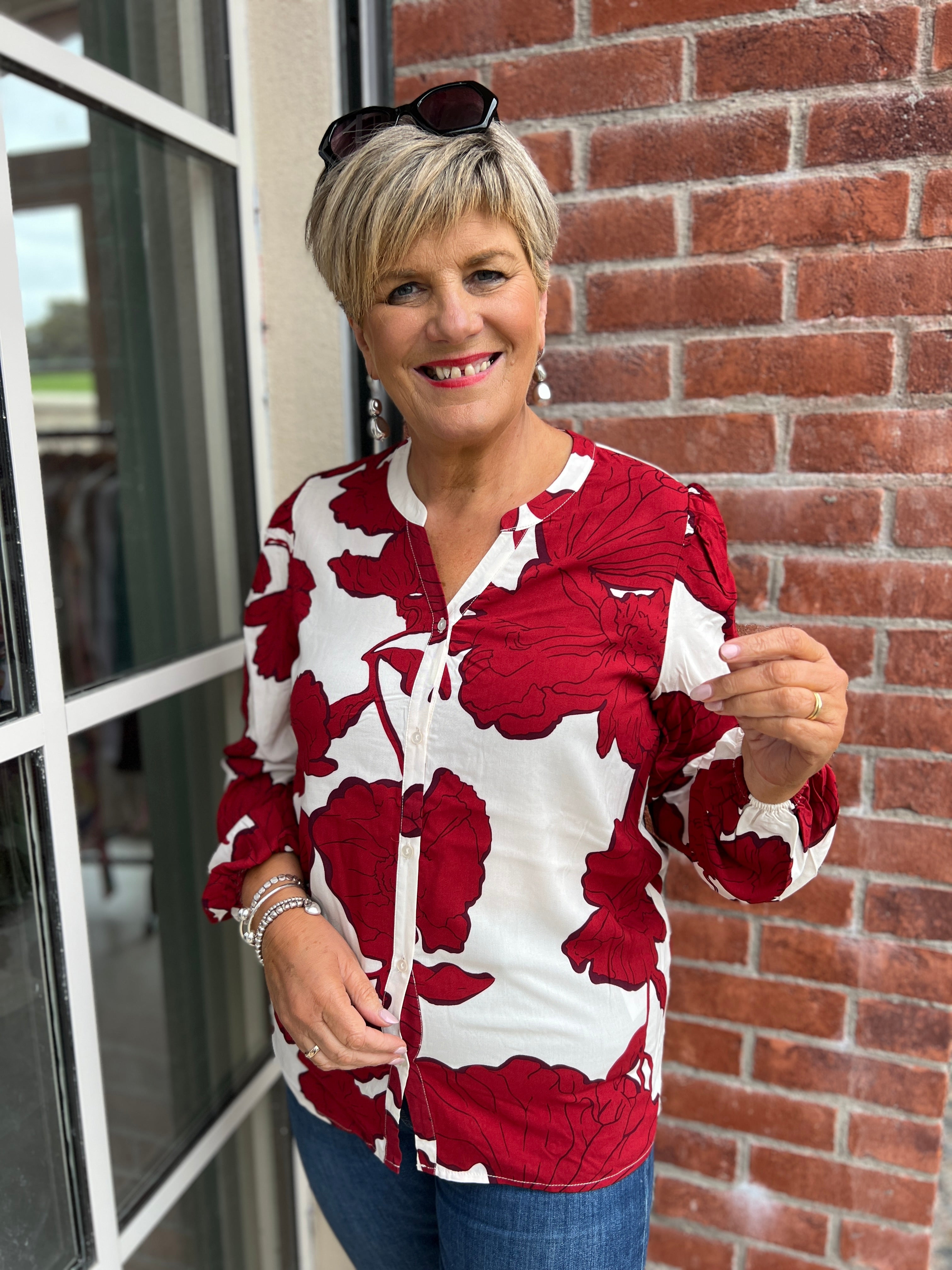 Soya Concept Vigdis Blouse In Red