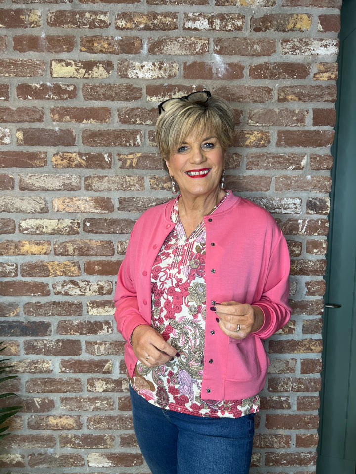 Soya Concept Felicity Paisley T-shirt In Pink