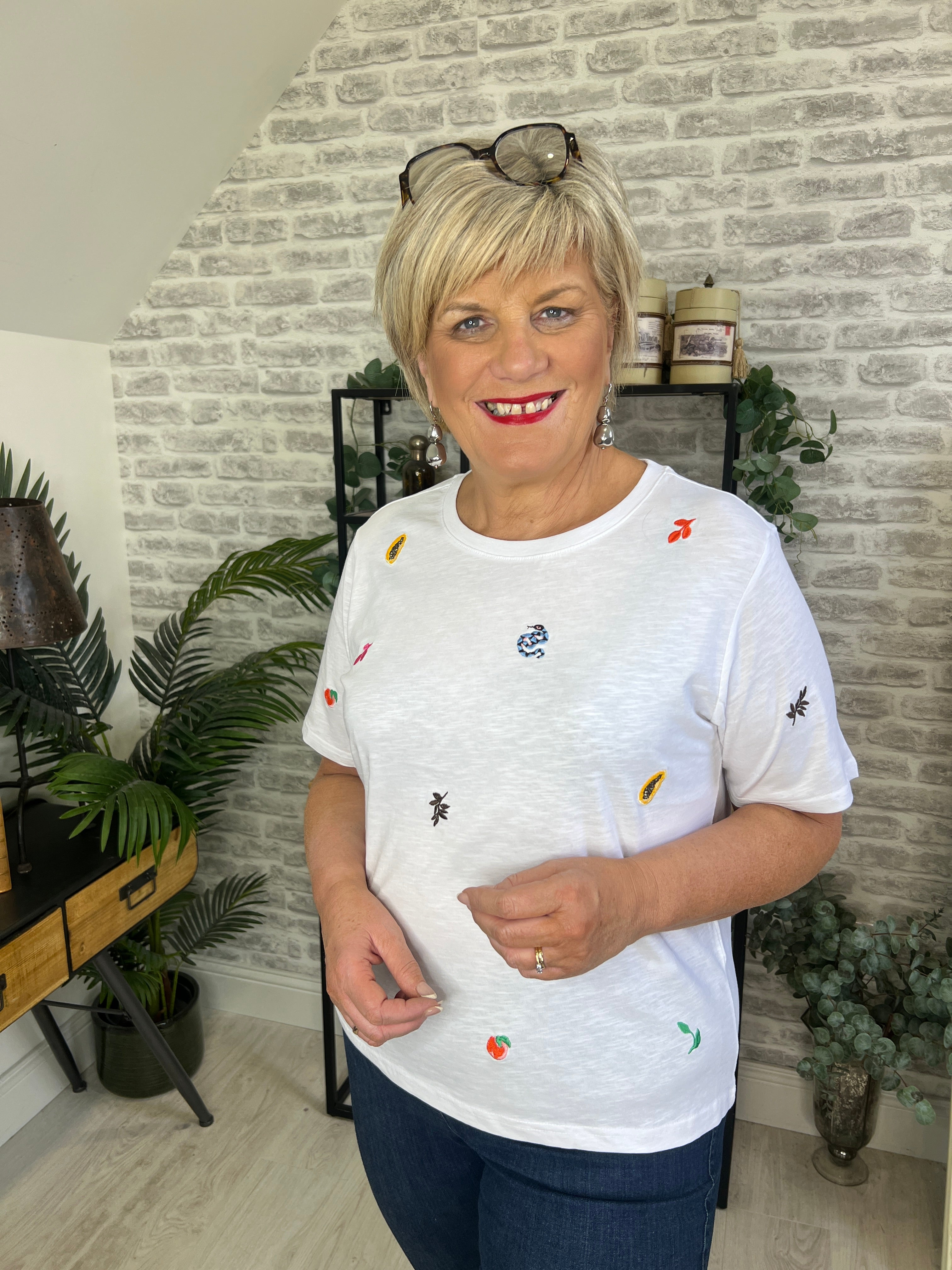 Nümph Nuzoey T-shirt In Bright White
