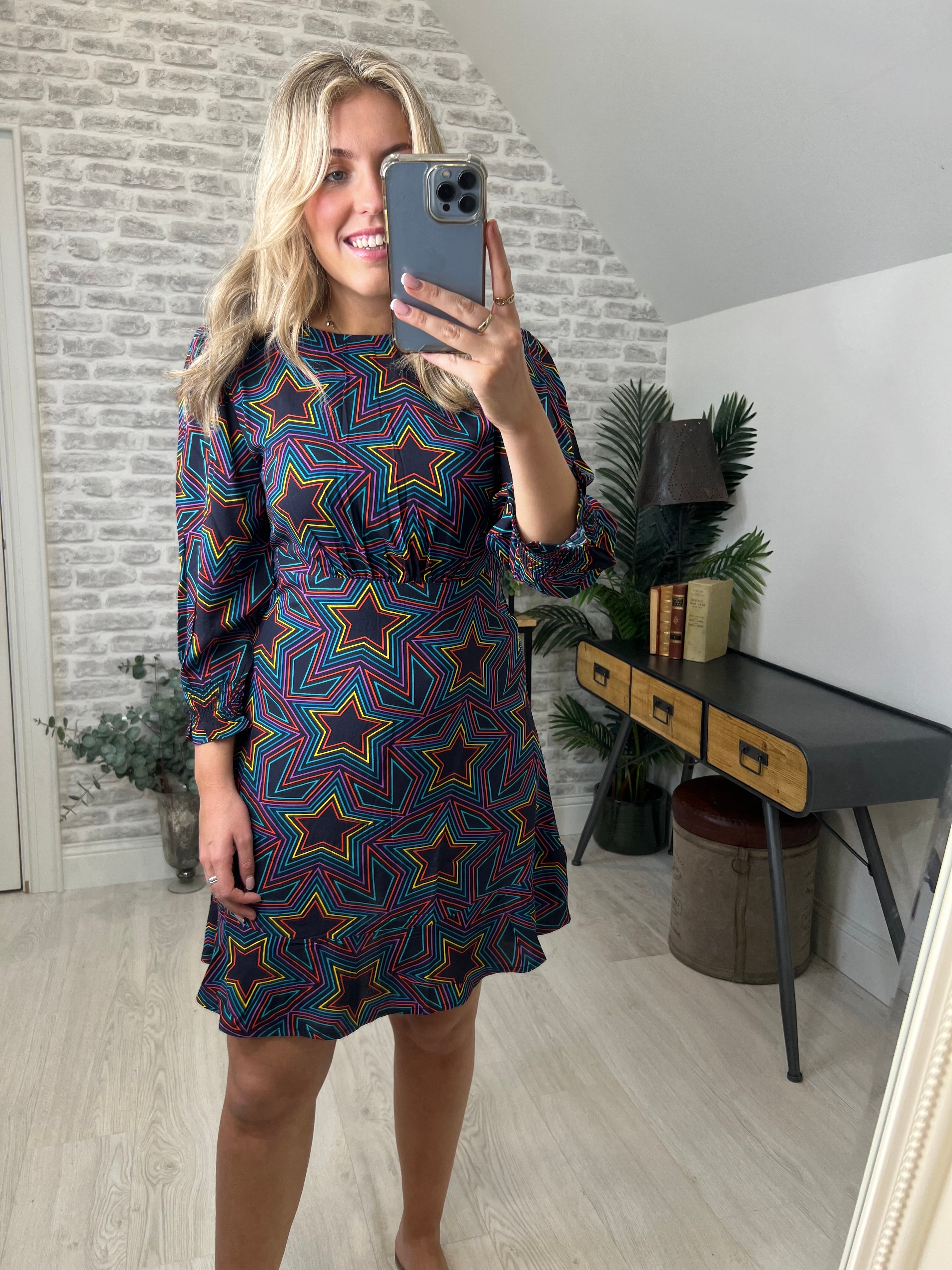 Sugarhill Brighton Lorelei Star Dress In Multi