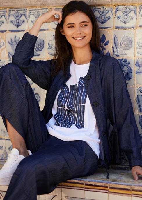 Peruzzi Lux Jean jacket In Denim