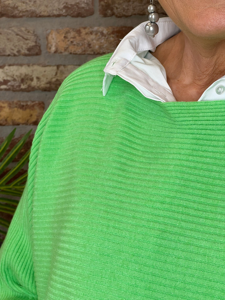 Deck By Decollage Layering Knit In Lime
