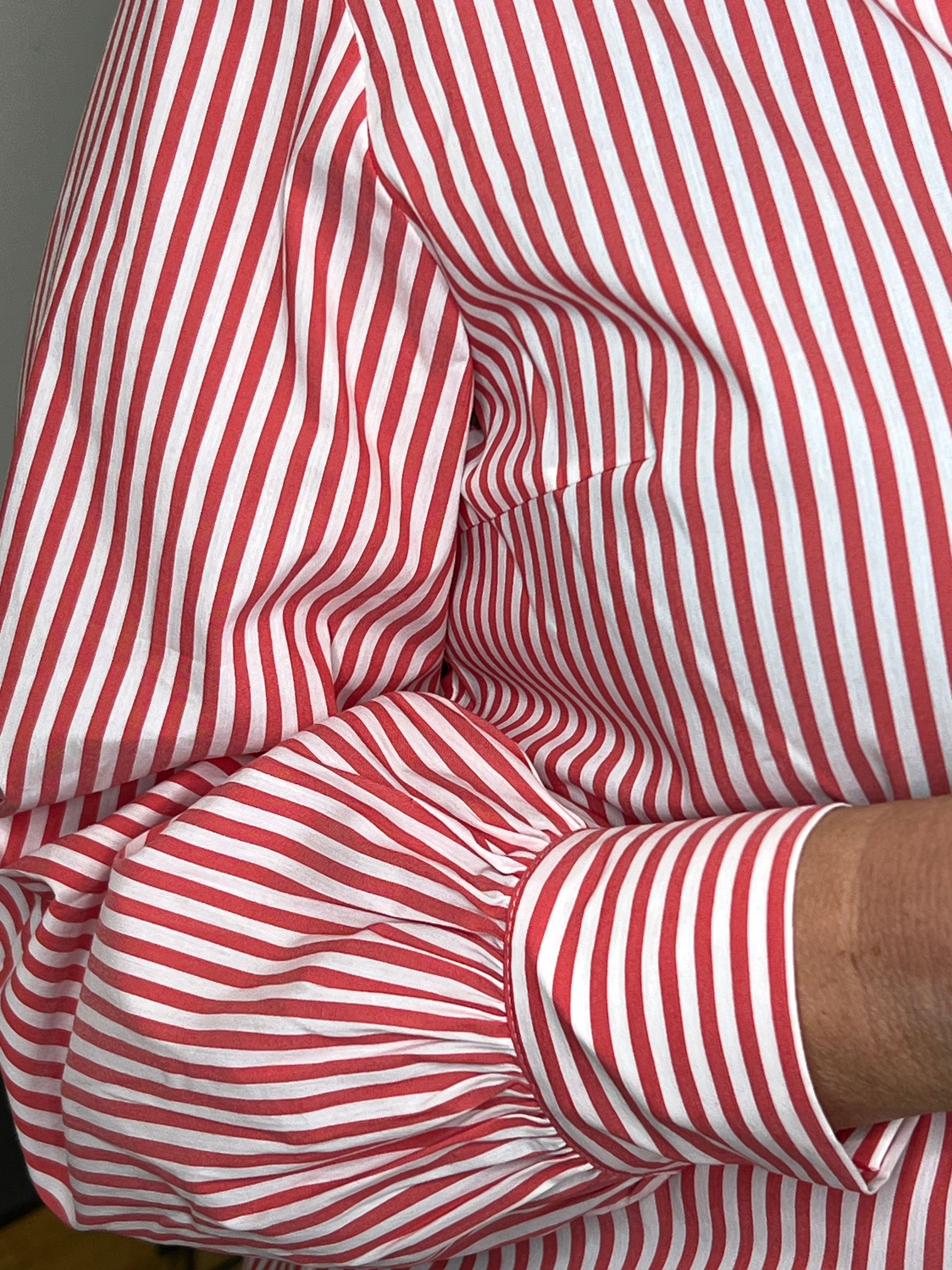 More & More Striped Shirt In Red multi