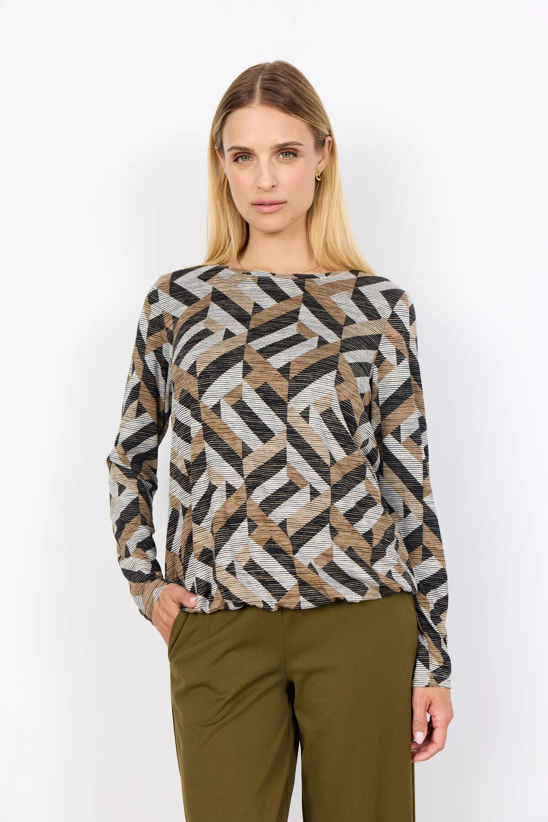 Soya Concept Galina Top In Sand Multi
