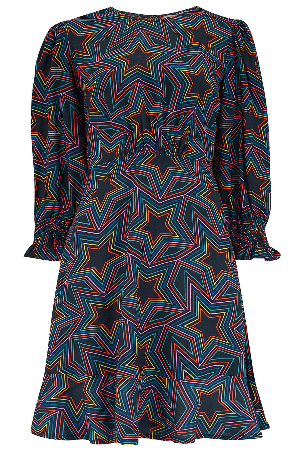 Sugarhill Brighton Lorelei Star Dress In Multi