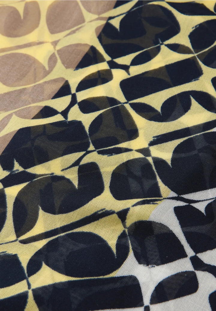 Street One Modal Print Scarf In Multi