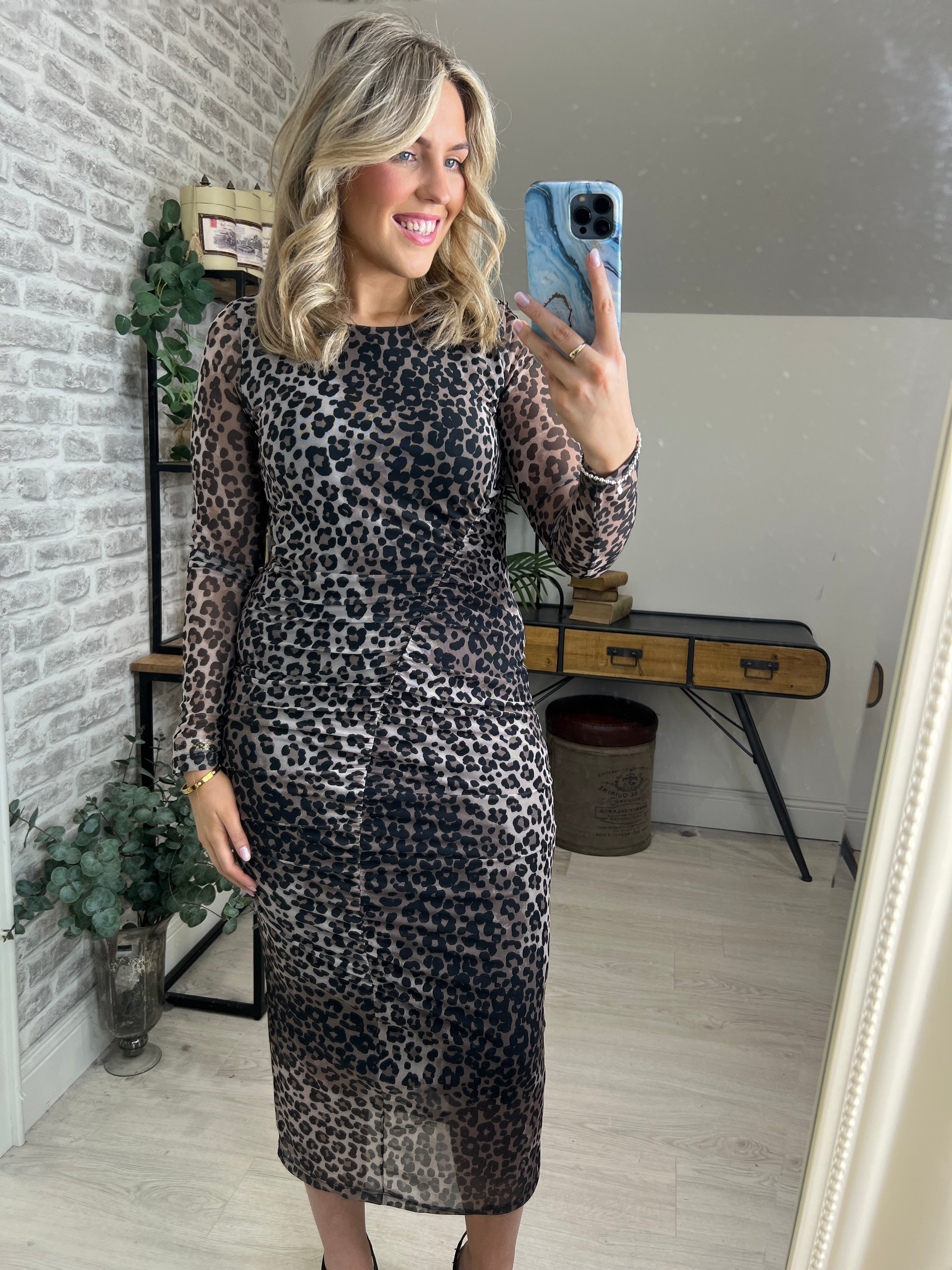 Culture Melida Dress In leopard