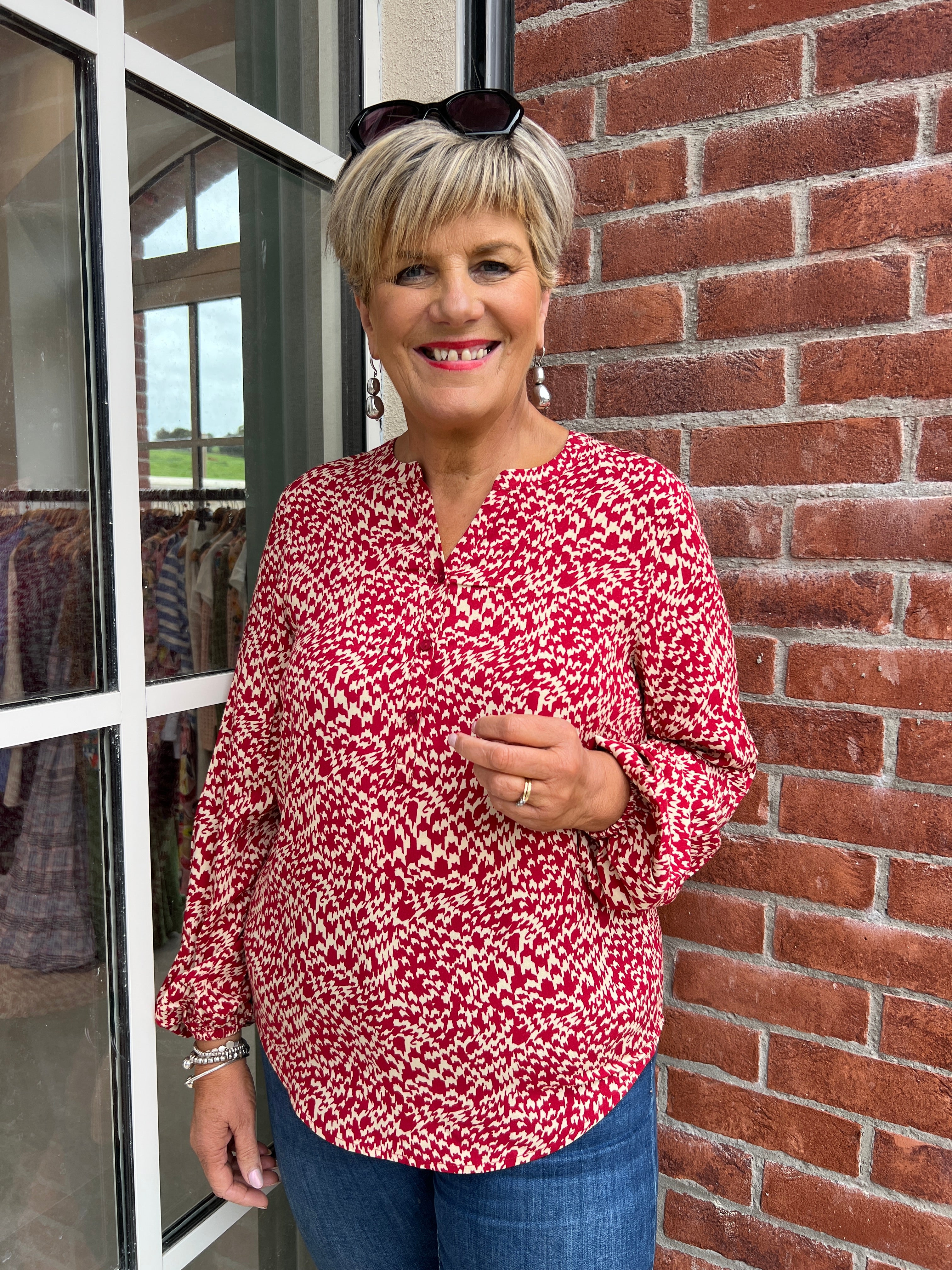 Soya Concept Van Blouse In Red
