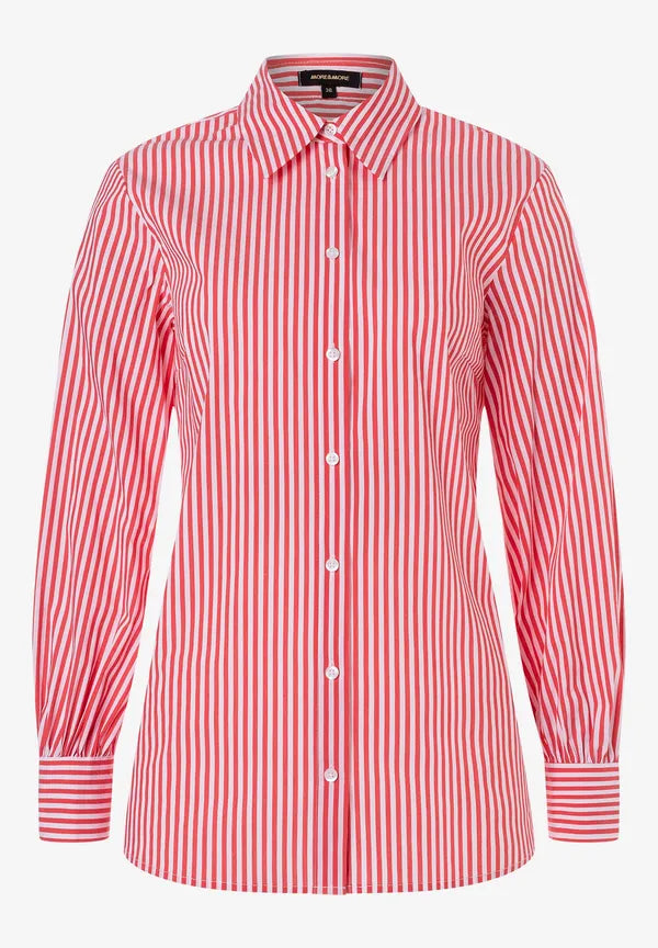 More & More Striped Shirt In Red multi