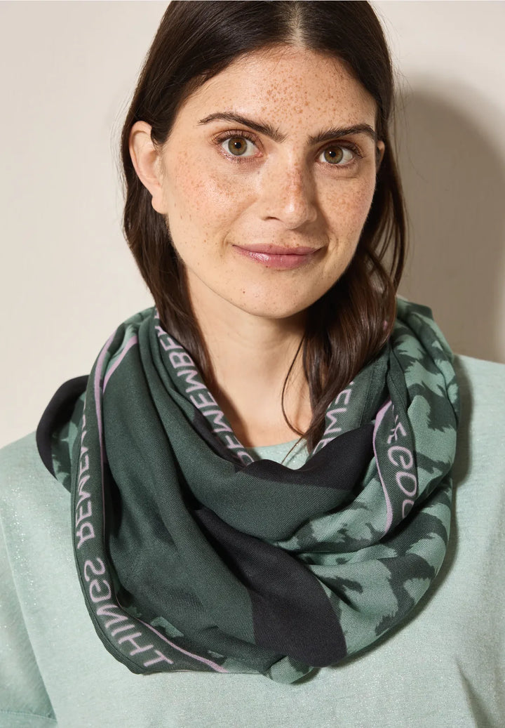 Cecil Loop Snood In Balmy Khaki