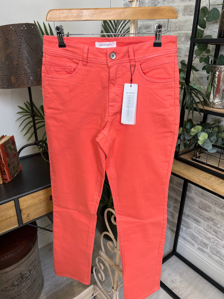 Stehmann Mellina 5-Pocket Jeans In Coral