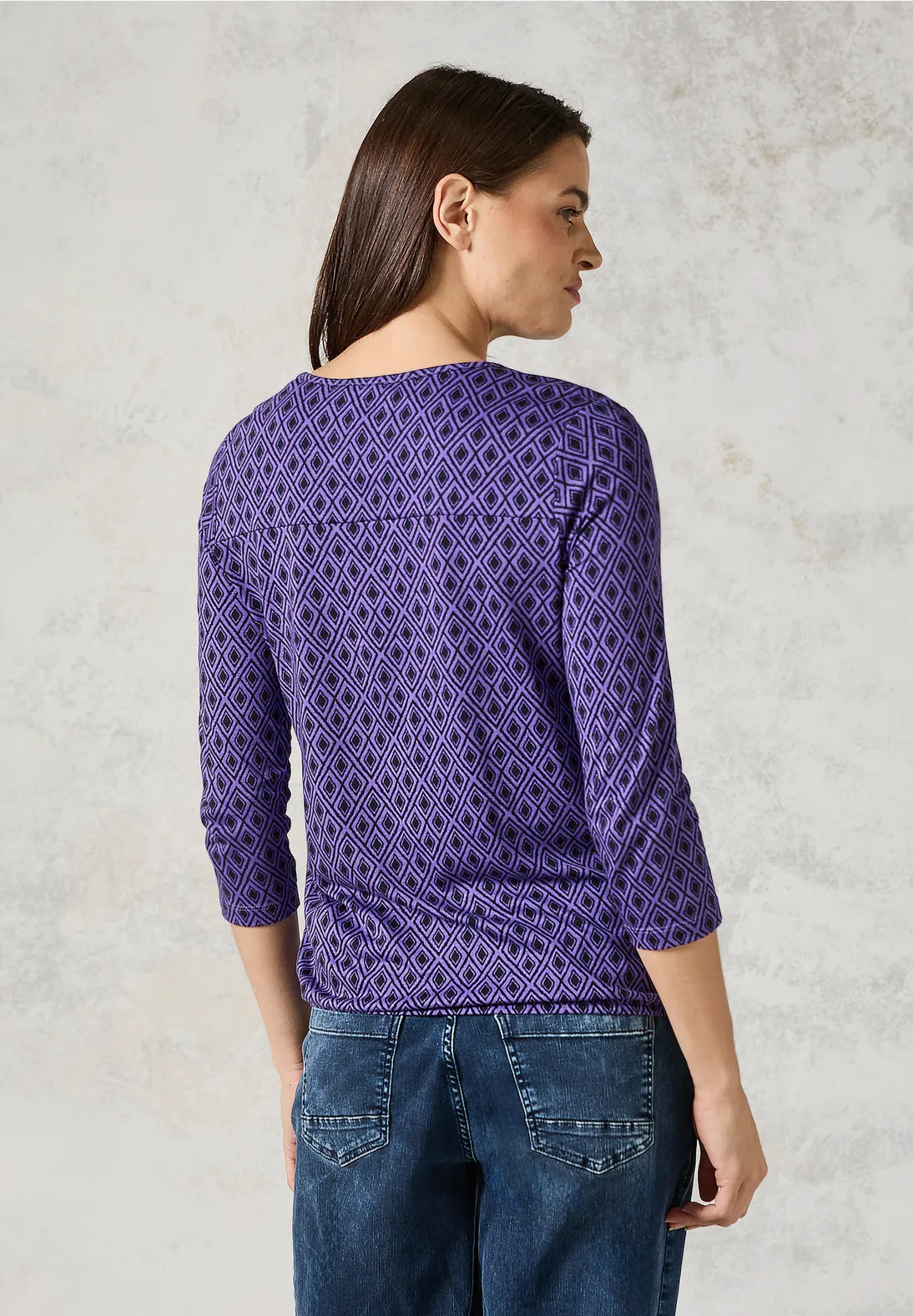 Cecil Cut Out Top In Wild Lilac