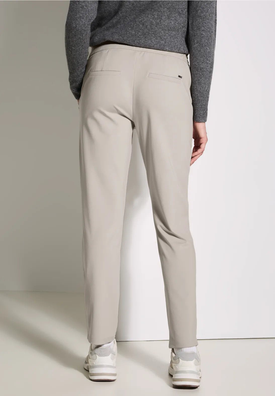 Cecil Tracey Trousers In Light Hazel Beige