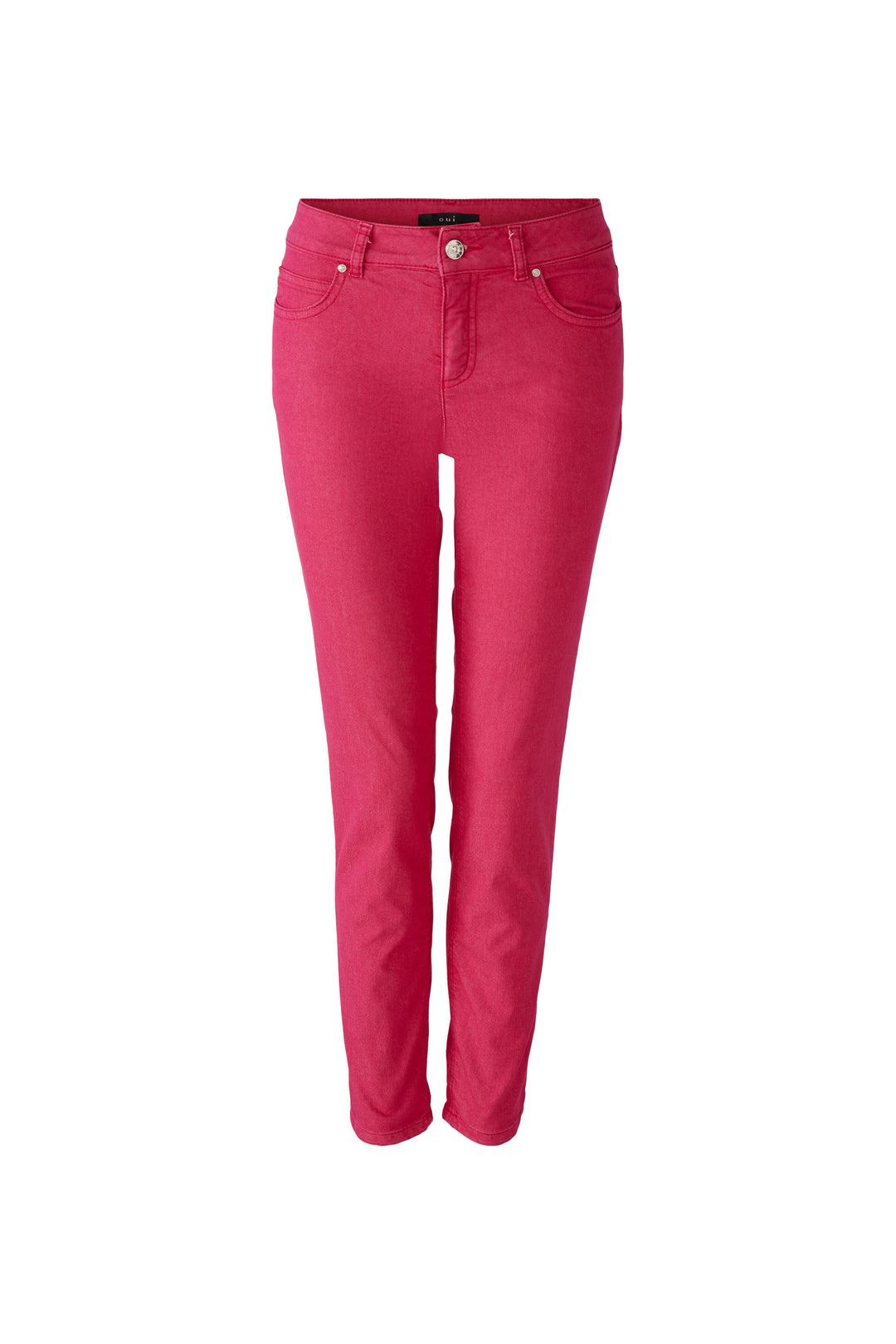 Oui Baxtor Cropped Jeggings In Pink