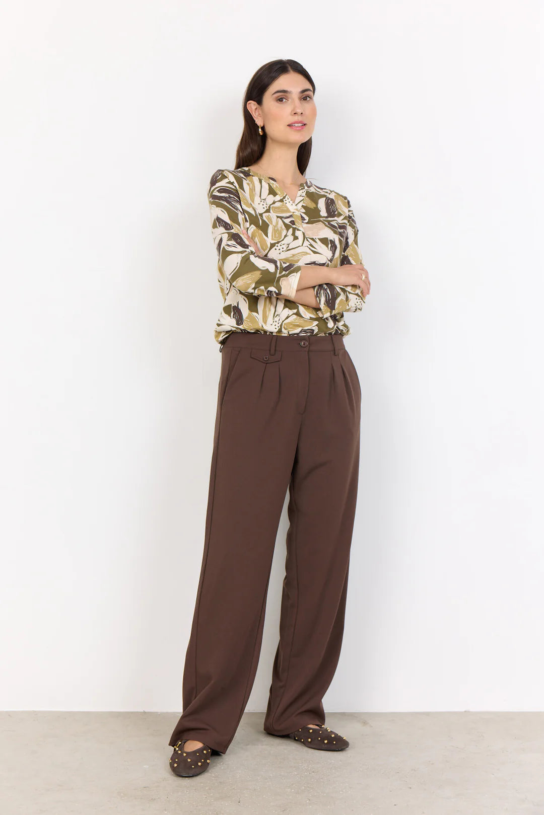 Soya Concept Felicity Top In Olive