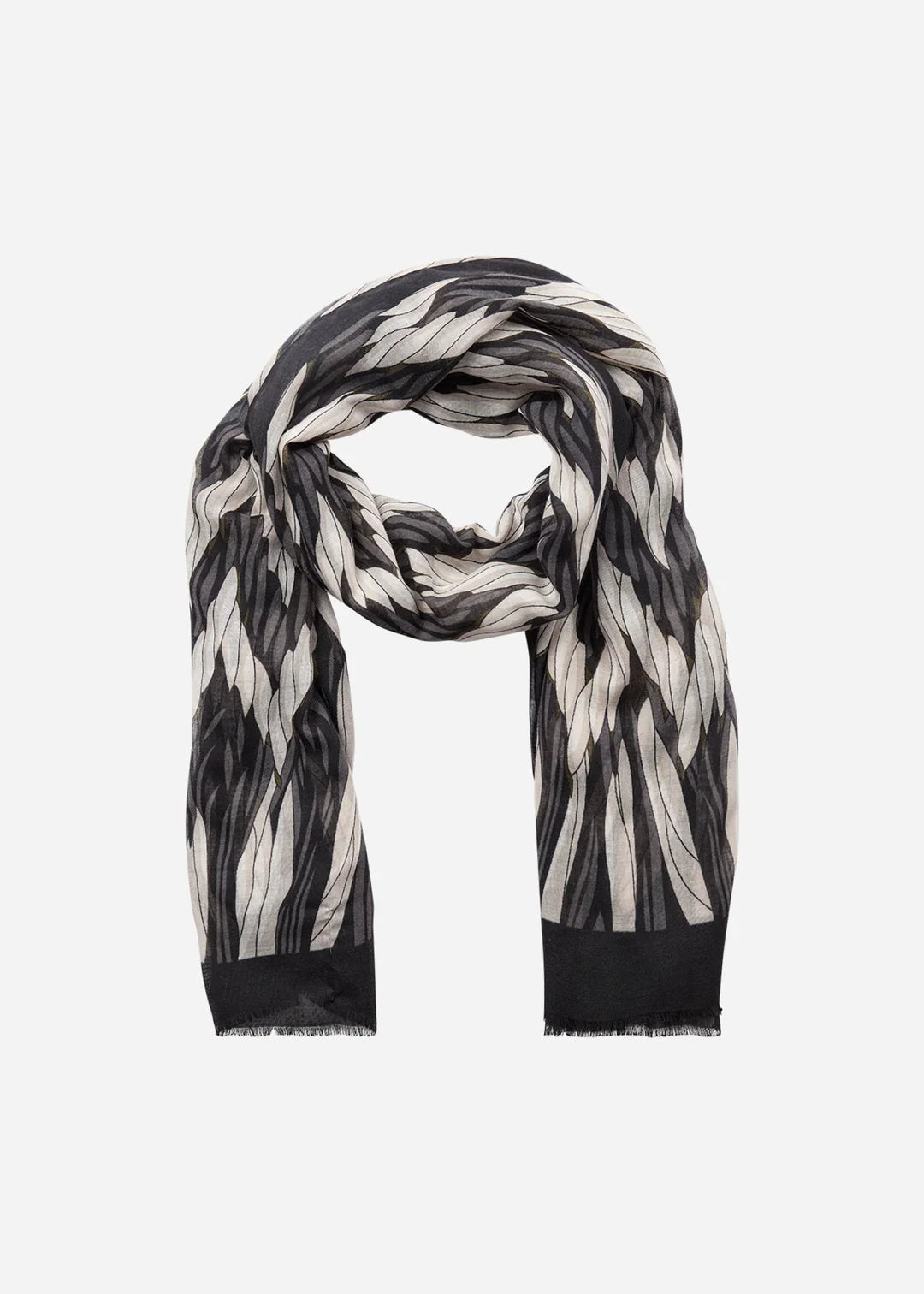 Soya Concept Idamarie Scarf In Black Multi