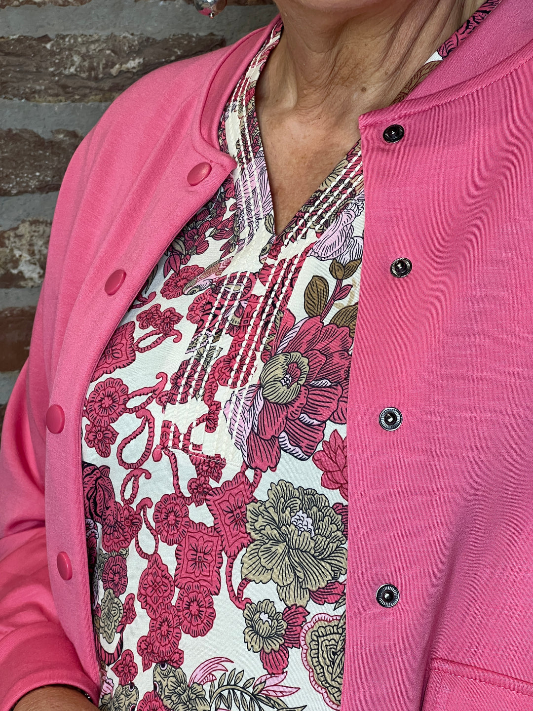 Soya Concept Felicity Paisley T-shirt In Pink