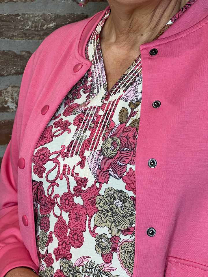 Soya Concept Felicity Paisley T-shirt In Pink