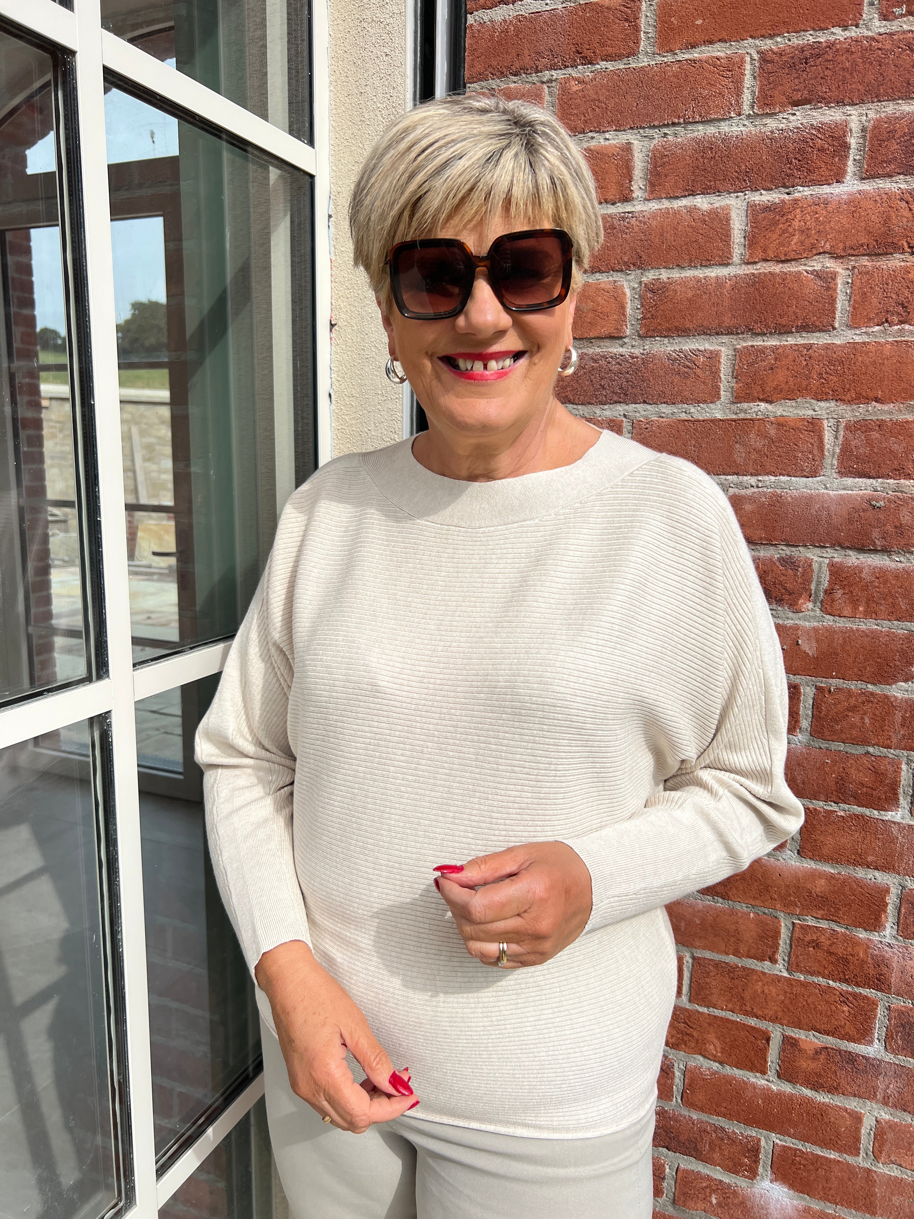 Soya Concept Dollie Pullover In Cream