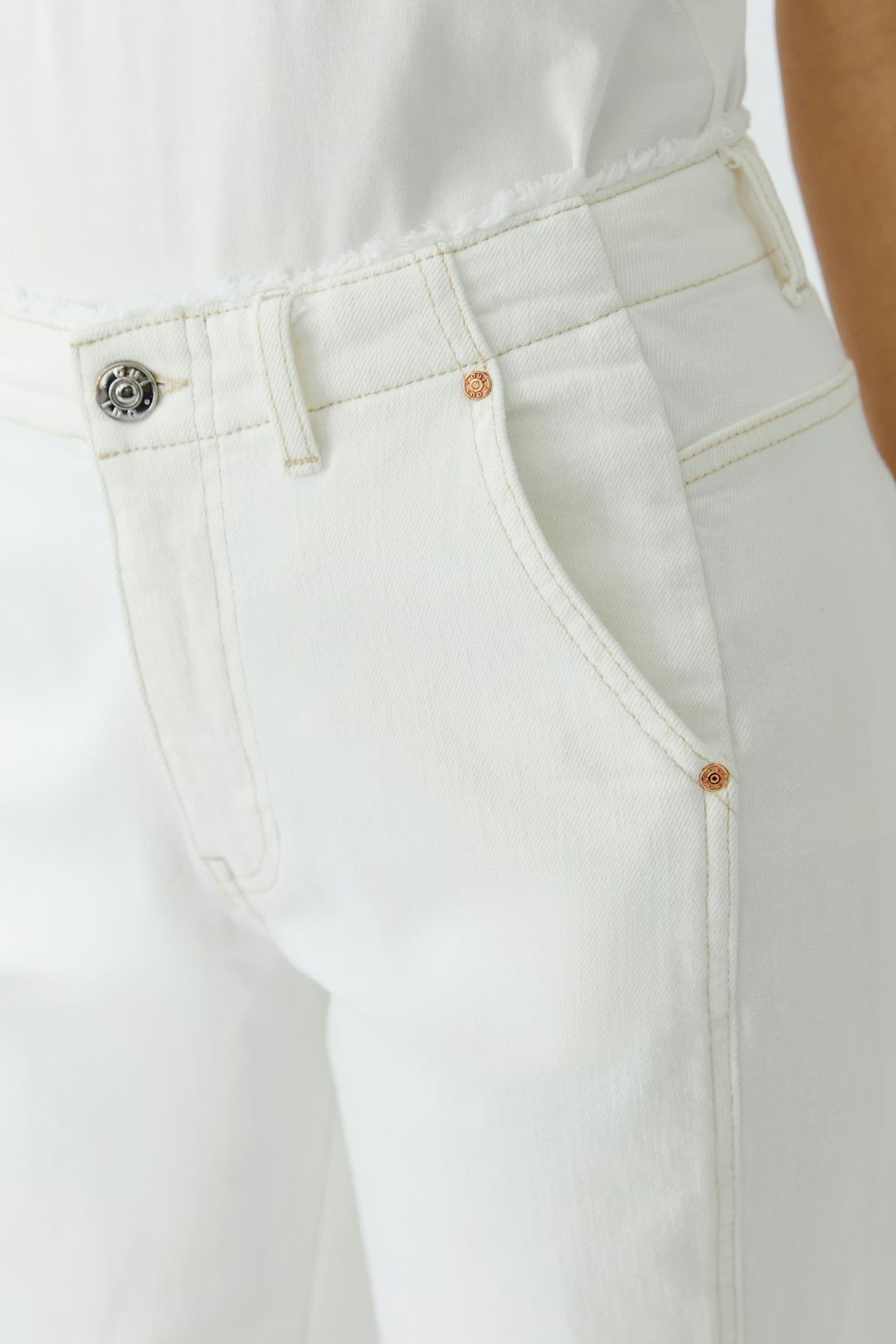 Oui Jeans In Cloud dancer