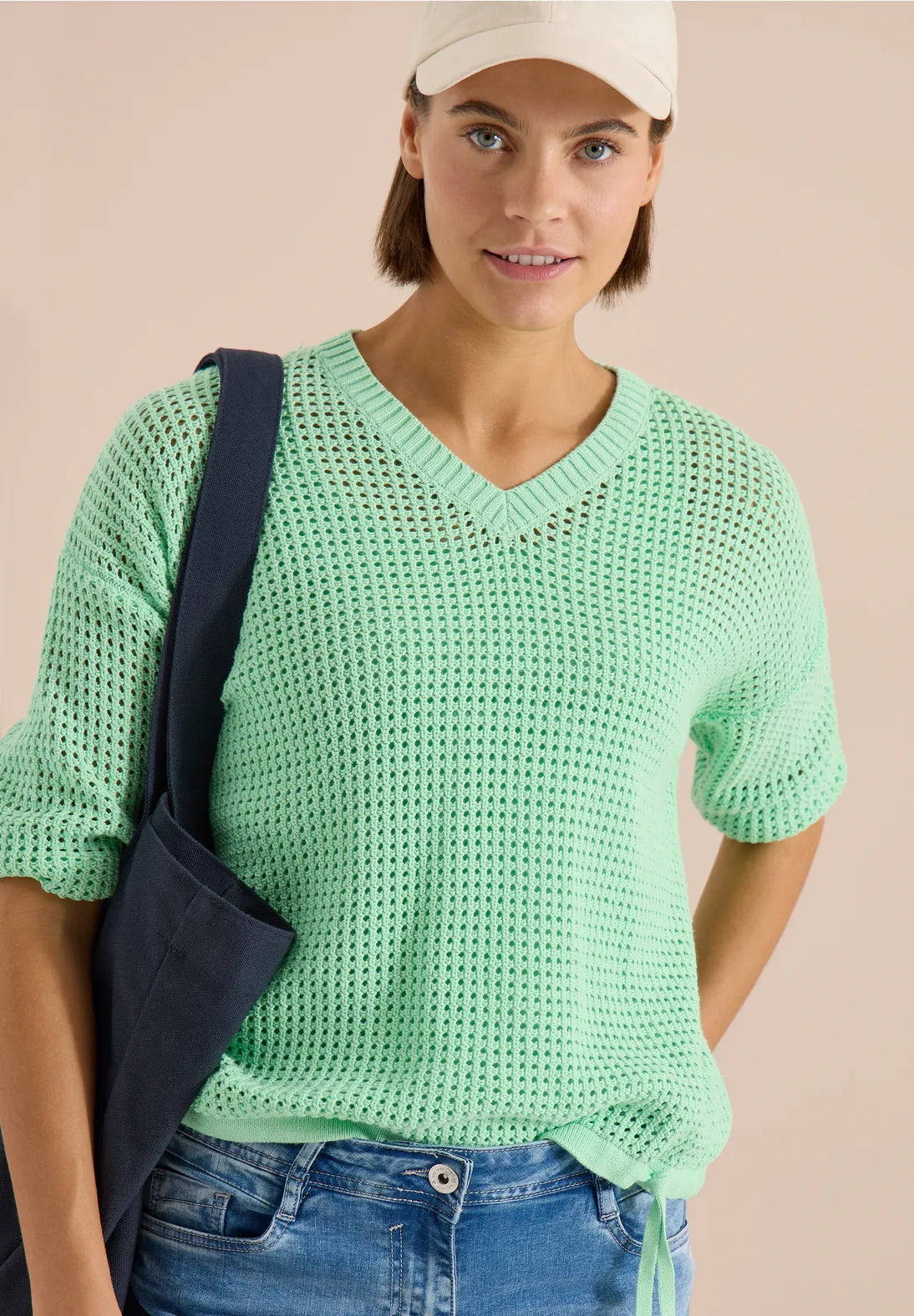 Cecil crochet knit in juicy lime