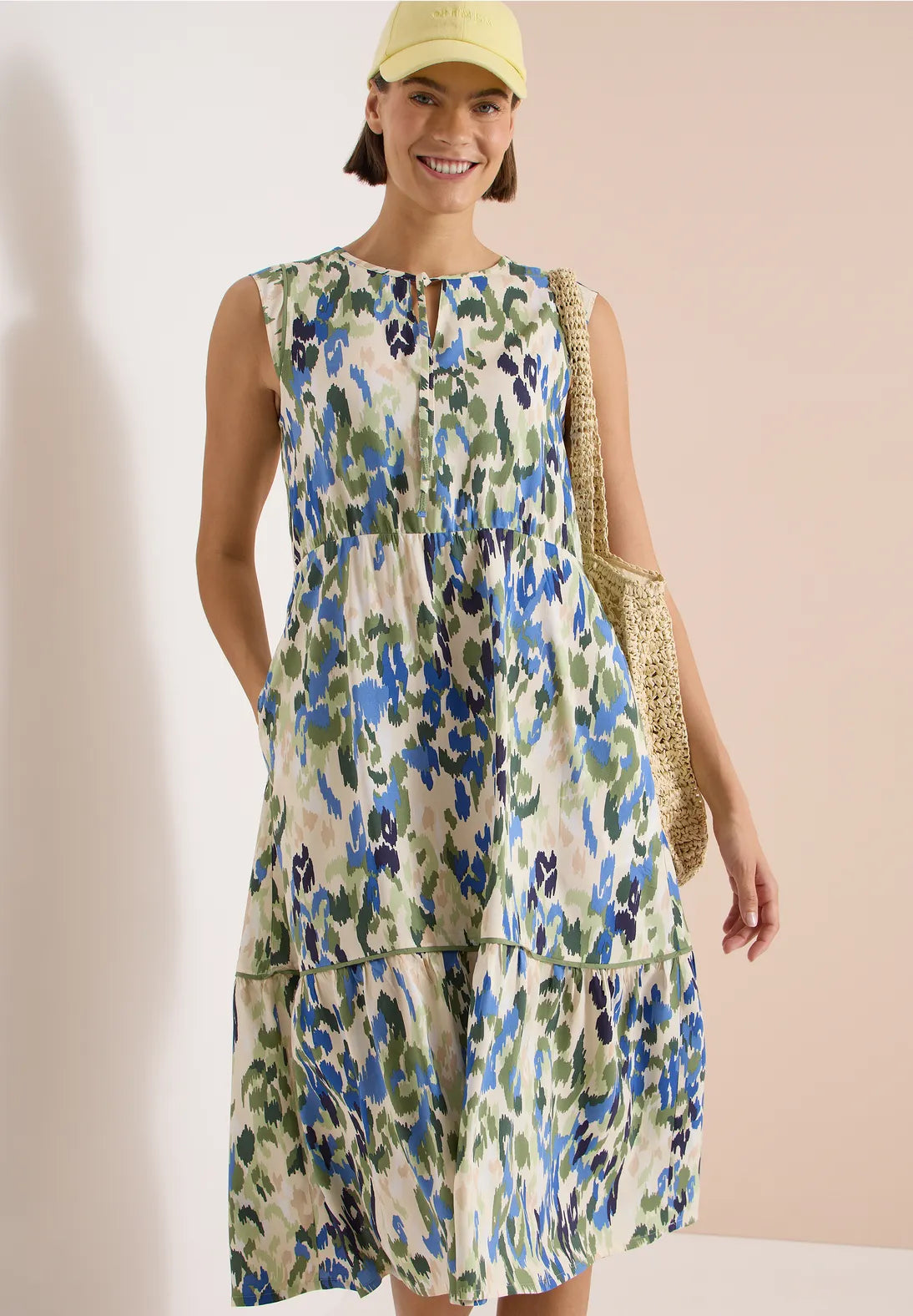 Cecil Midi Dress In Cashmere Beige