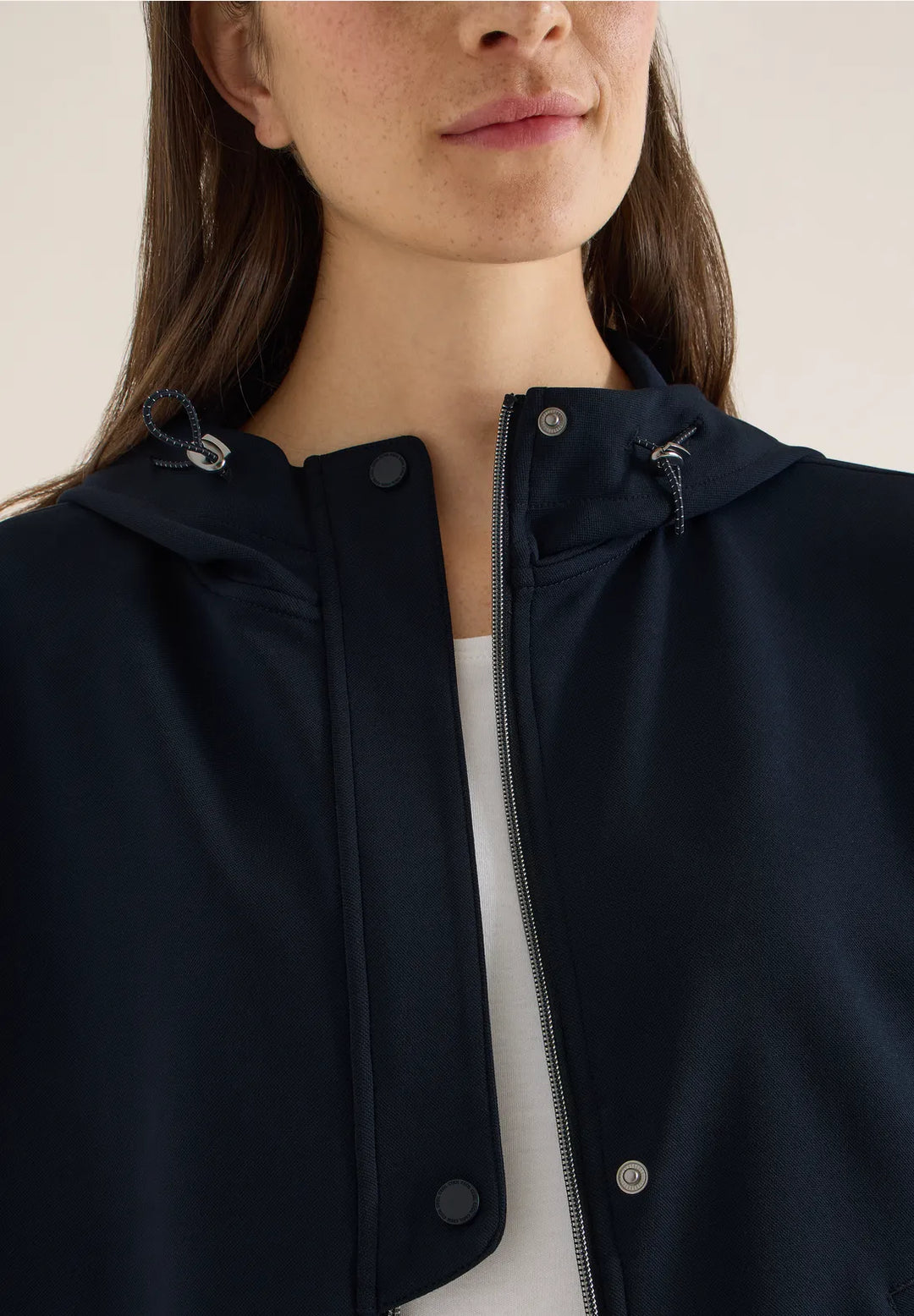 Cecil Pique Jacket In Universal Blue