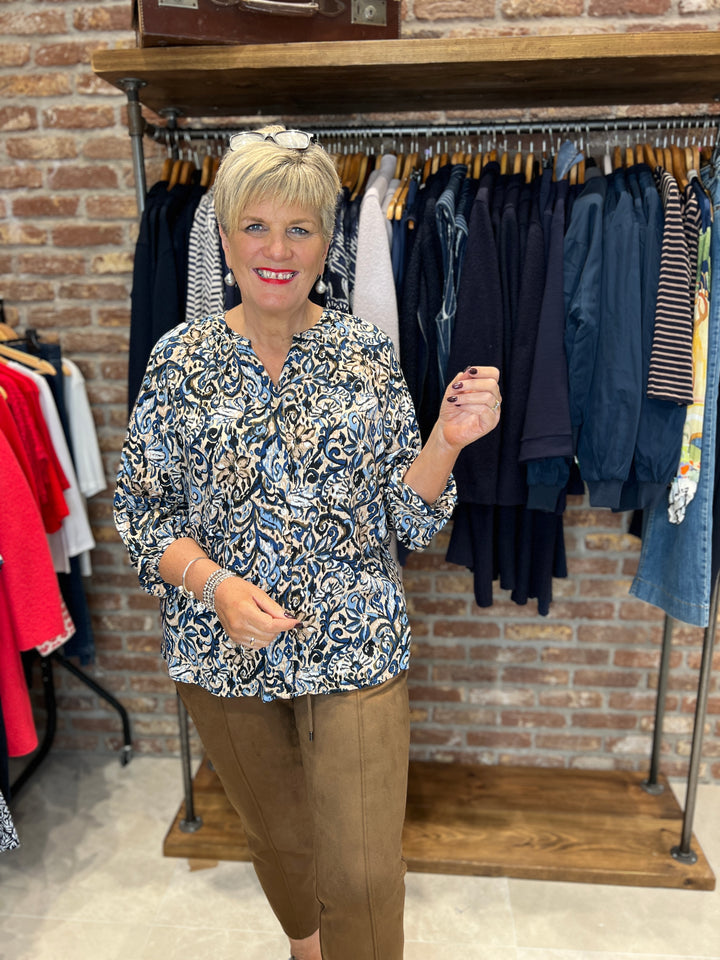 Soya Concept Vava Blouse In Dark Blue