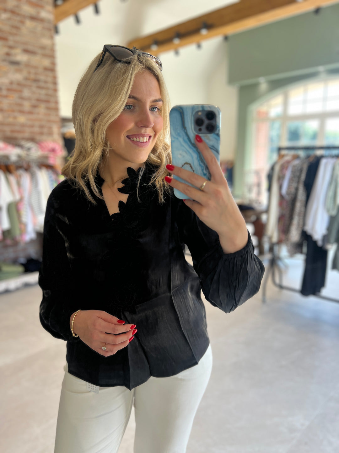 Culture Cufiola Blouse In Black